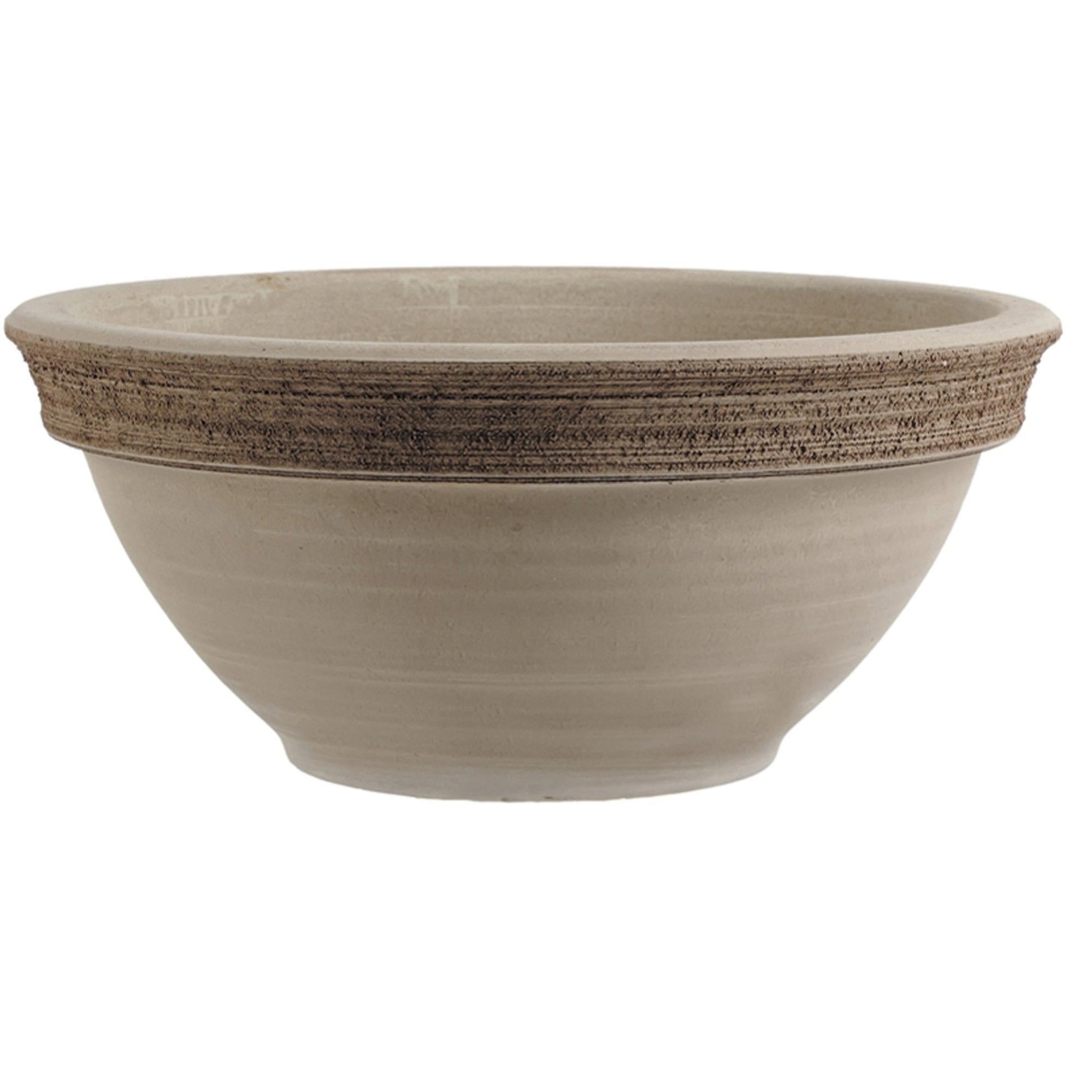 Vaso Lisbon Grigio Chiaro In Ceramica - Ivyline - Eleganza Senza Tempo Per Piante Medie, 13.5 Cm
