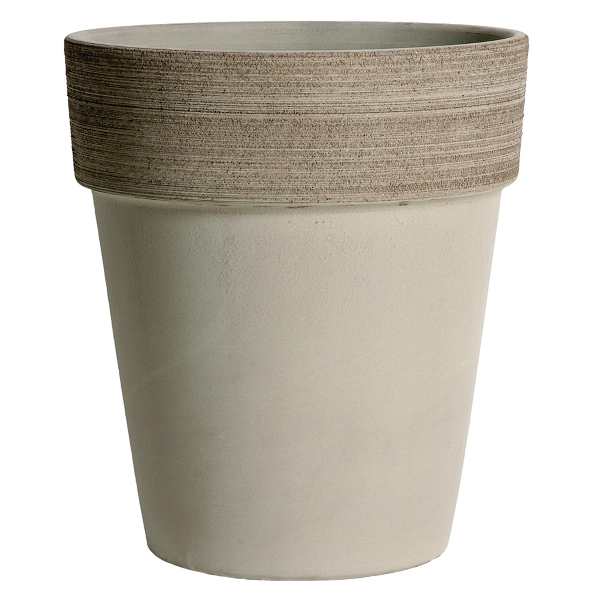 VASO PLASTICA OTTAGONALE COLOR TERRACOTTA CM 30 X 30 - Foto 2