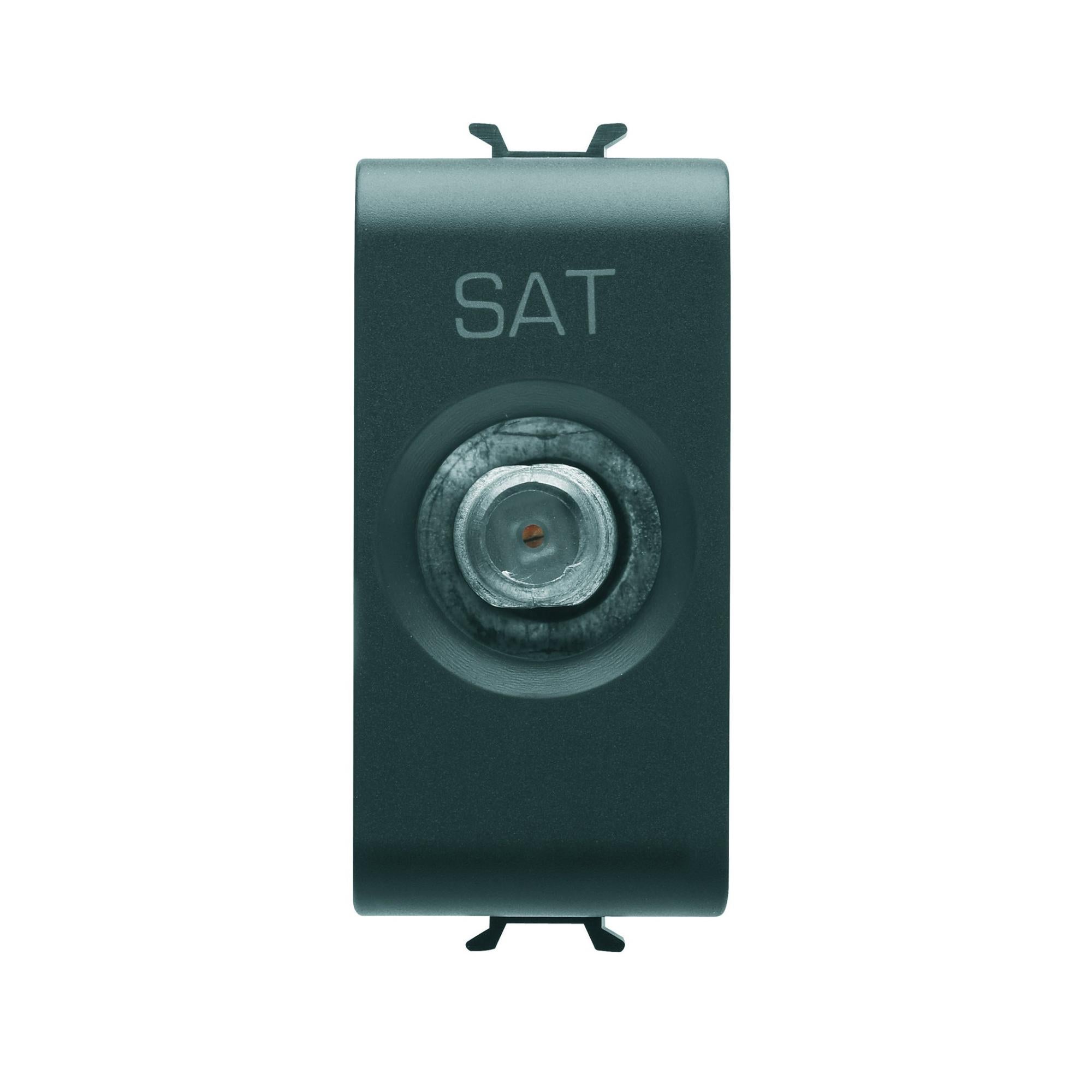Presa Multimedia Presa TV passante Plana VIMAR, colore bianco | Leroy