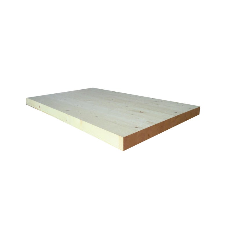 Tavola legno lamellare abete 1° scelta 150 x 60 cm Sp 27 mm