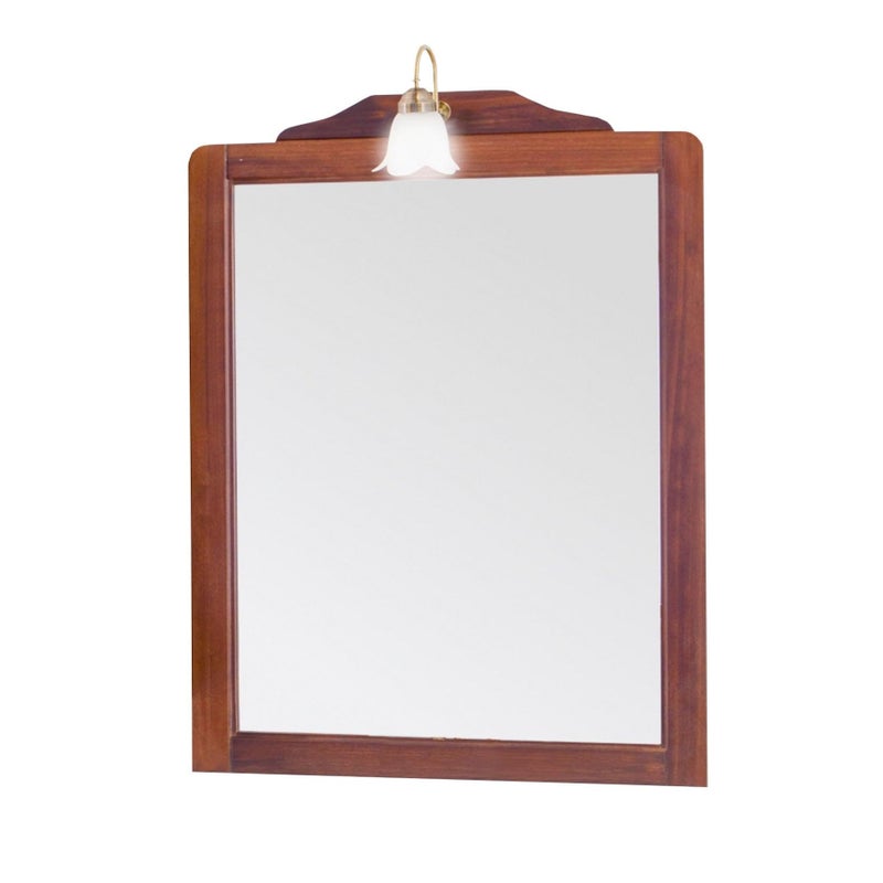 Specchio con illuminazione integrata bagno rettangolare Laura L 80 x H 113 cm