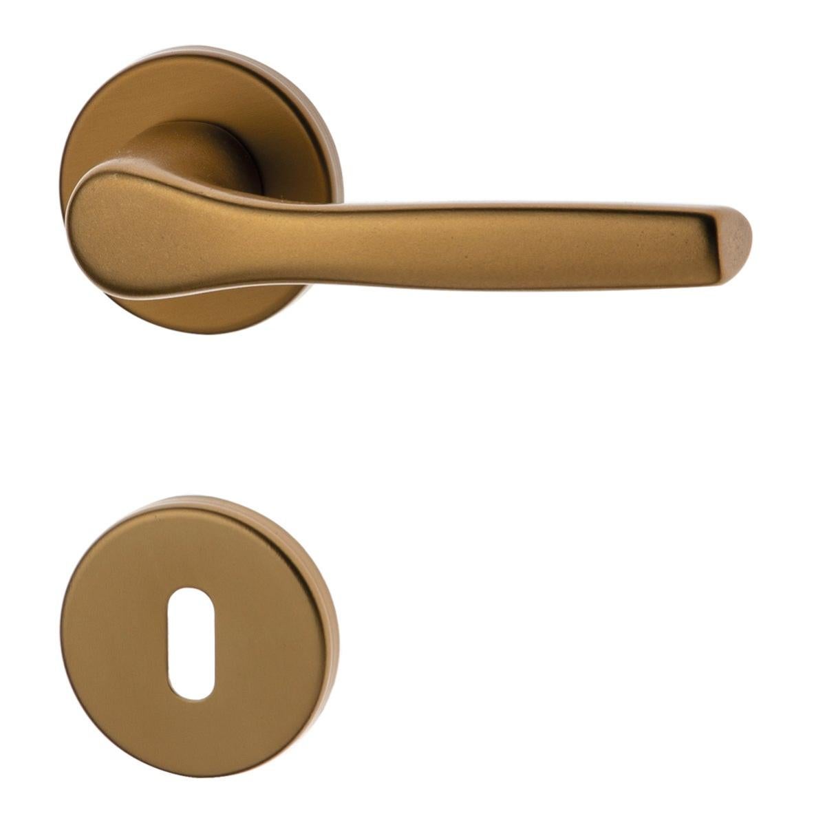 Ghidini 744281508 Maniglia Ottone Satinato Milena Q8 C-r