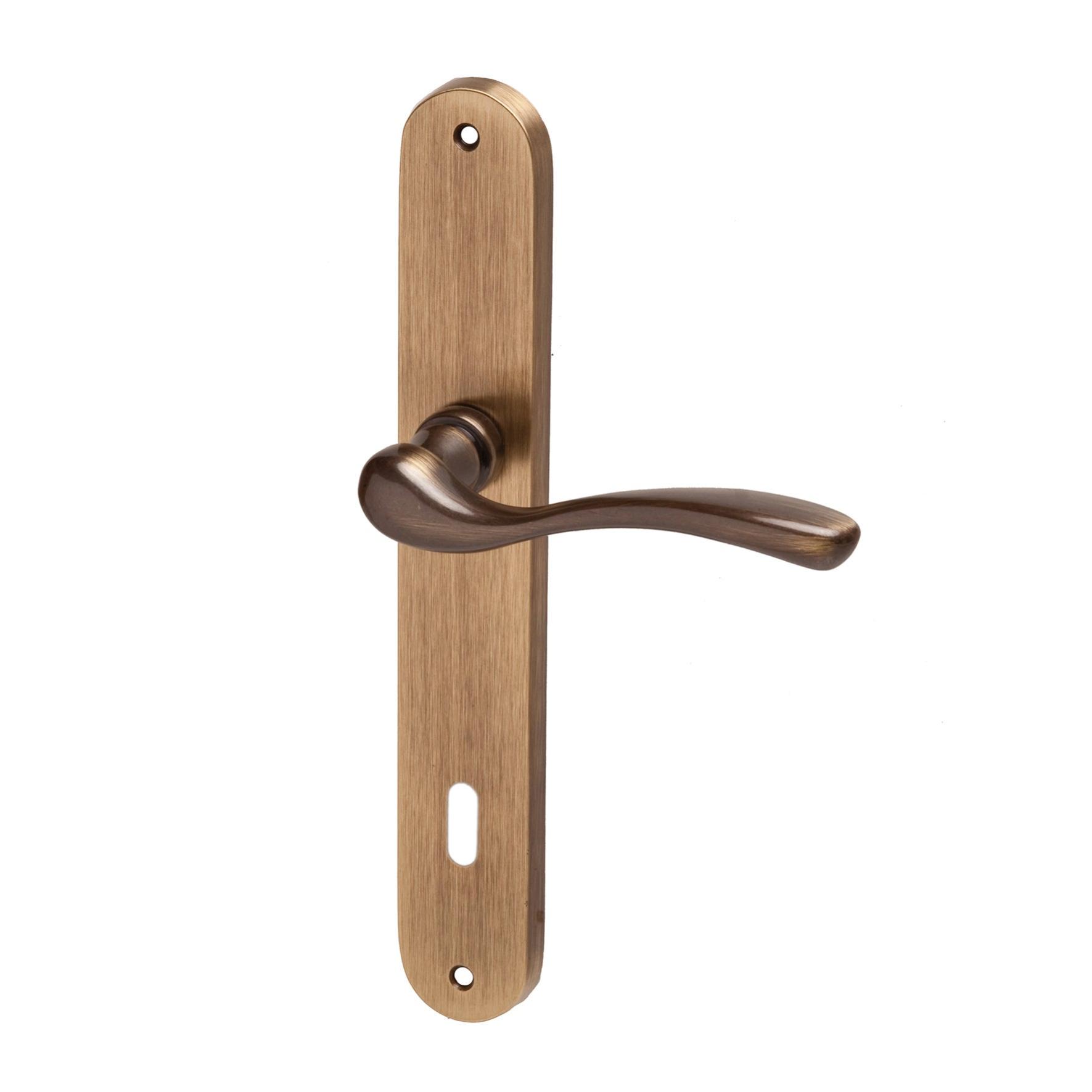 Maniglia Porta Ghidini Milena - Finitura Ottone Lucido Verniciato, 9cm, Design Elegante E Ergonomico - Foto 6