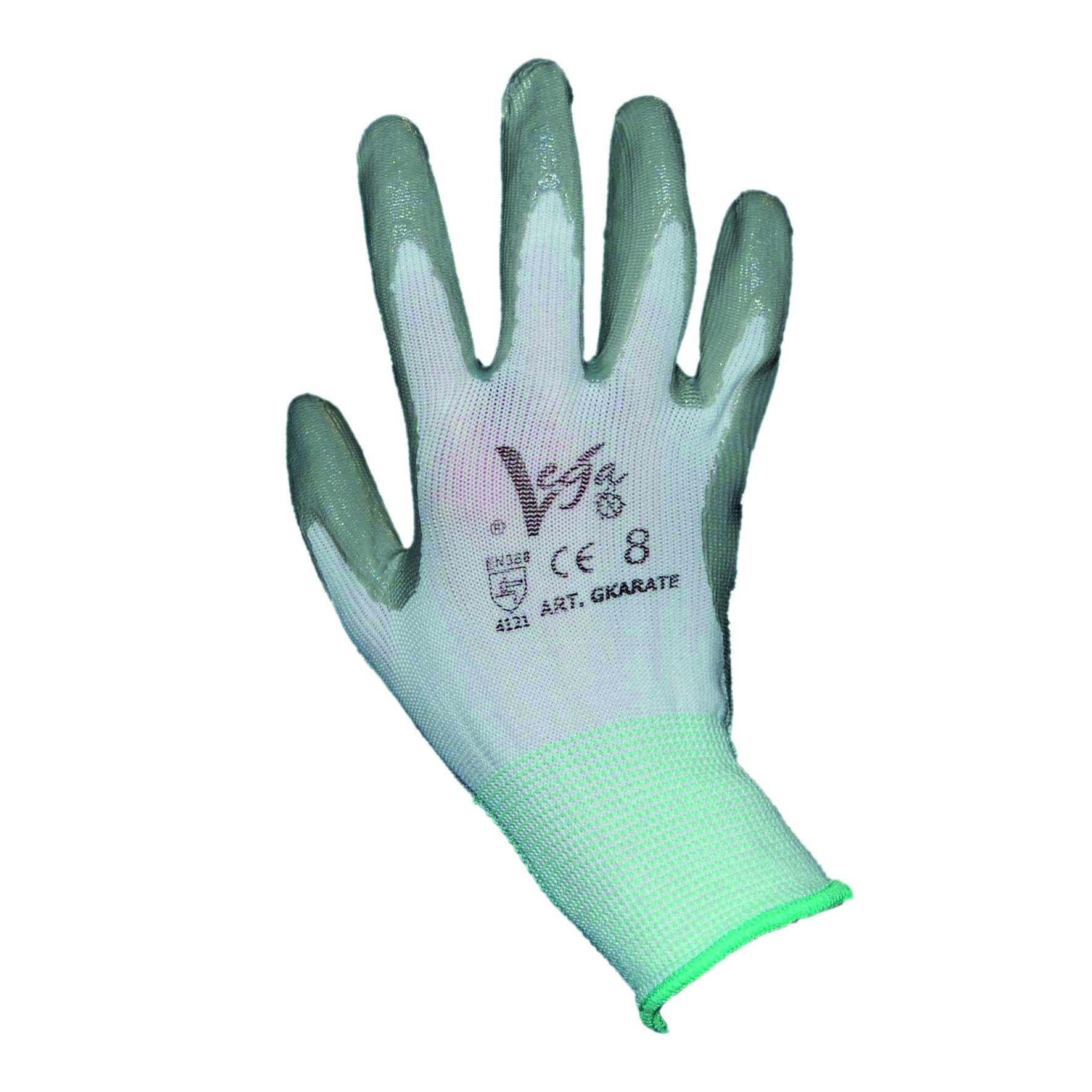 Guanti Da Lavoro In Nitrile Giallo – 6 Paia, Taglia 7 (S), EN420 E EN388 – Antiscivolo E Resistenti Per Edilizia, Magazzino E Montaggio