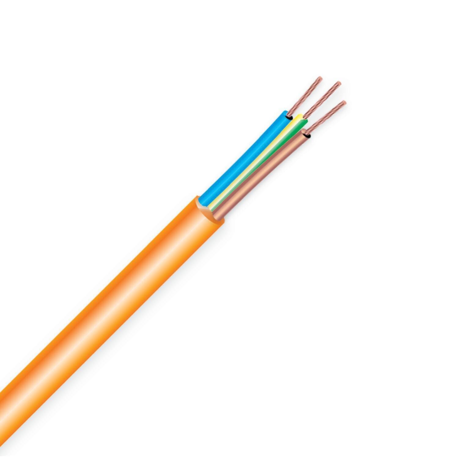 CAVO ELETTRICO N07VK 1x2,5 2,5 Mm&sup2; N07V-K UNIPOLARE GIALLO VERDE IN RAME 50 METRI 6 COLORI DISPONIBILI