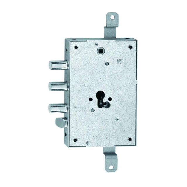 Serratura a incasso 66813370G0 cilindro per porta blindata, entrata 6.3 cm, interasse 89 mm