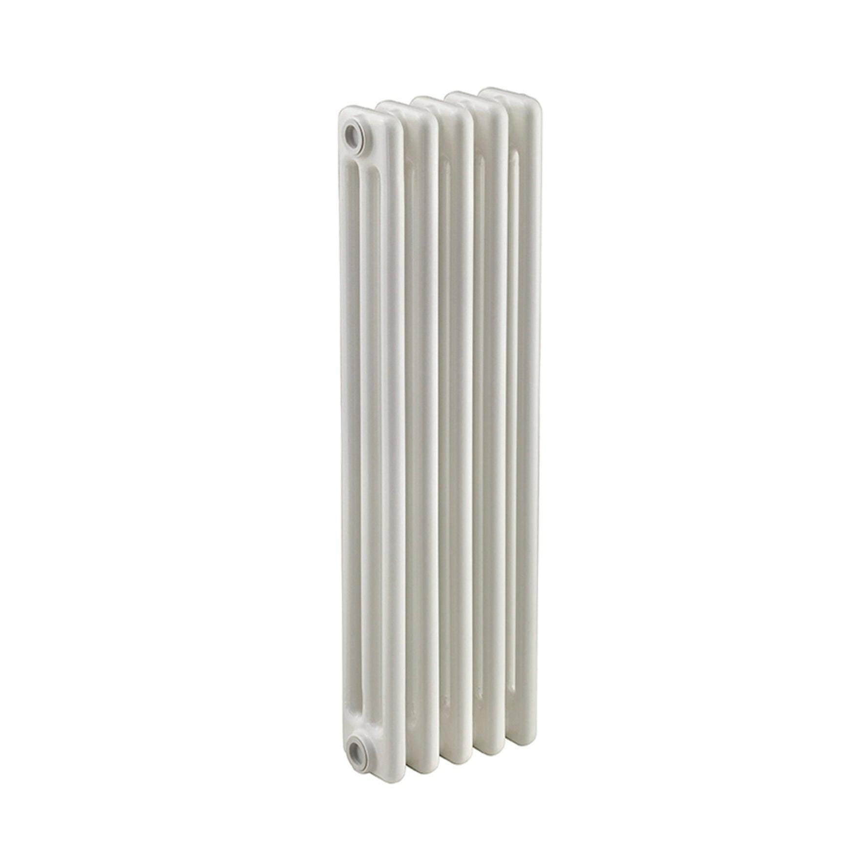 Radiatore acqua calda EQUATION Tubolare in acciaio 3 colonne, 5 elementi  interasse 68.5 cm, bianco