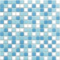 Piastrelle Mosaico Vetro Azzurro Classic Mix 4F - Per Piscine E Rivestimenti, Carta Incollata - Foto 6