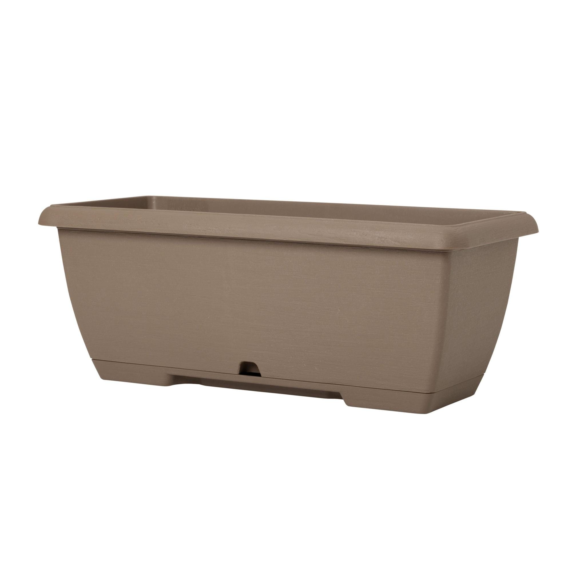Fioriera grande XXL 82L rotonda 57cm bianco opaco Fioriera grande XXL 82L rotonda 57cm bianco opaco