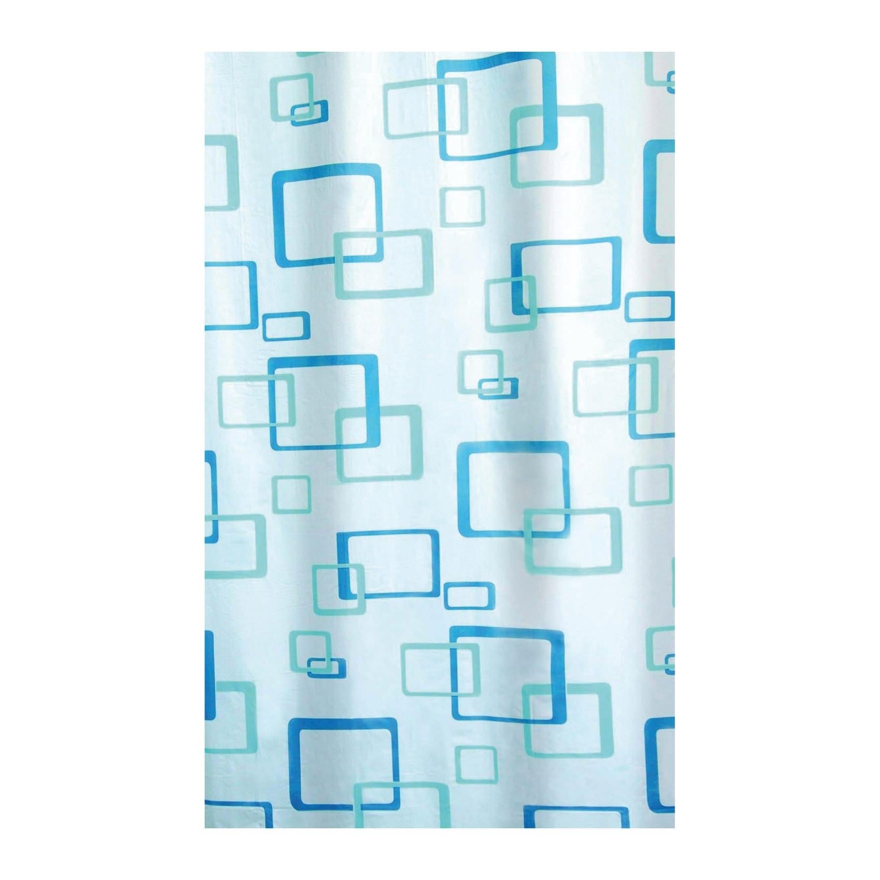 Riva tenda doccia in tessuto 240×200 cm blu