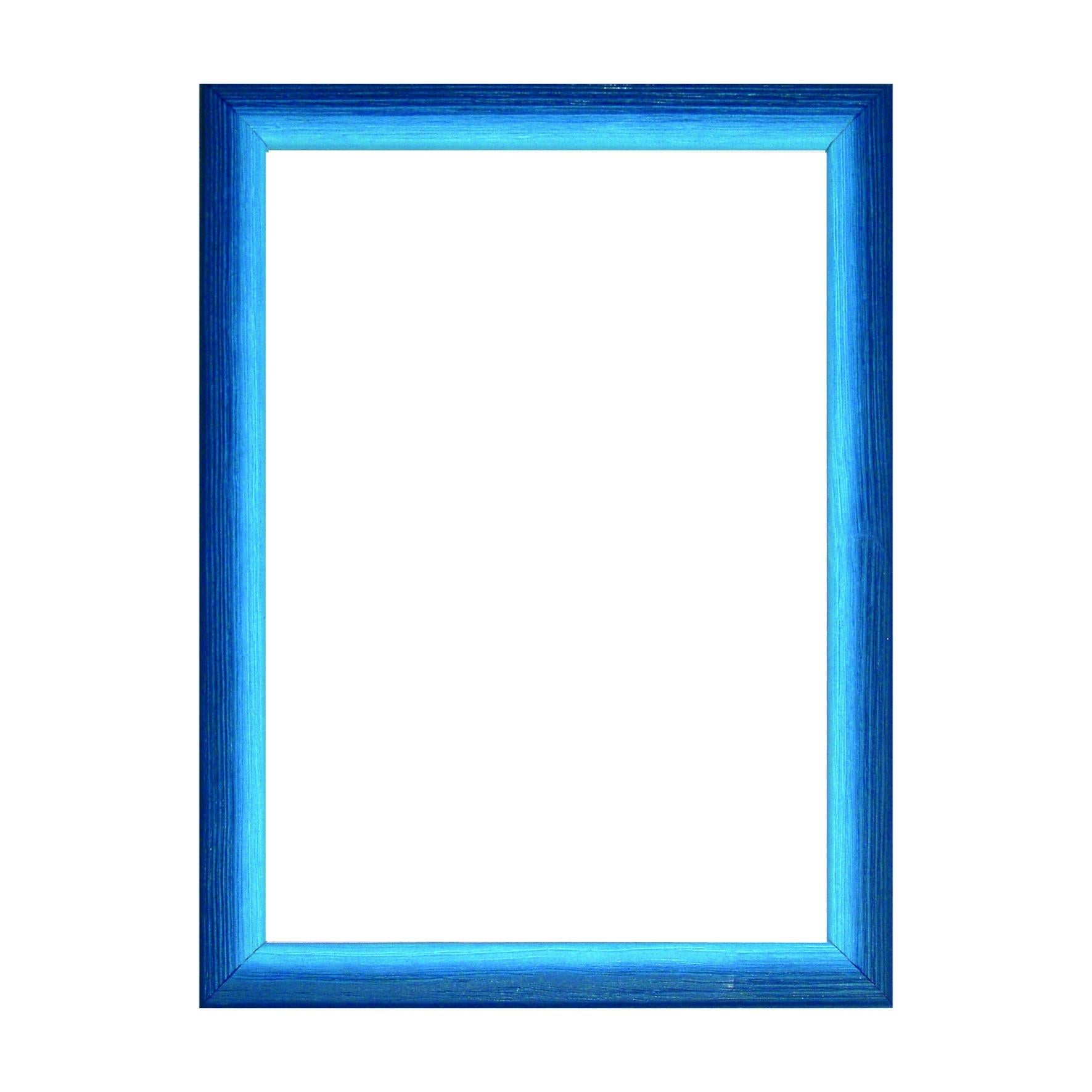 Cornice INSPIRE Bicolor azzurro e blu opaco per foto da 30x45 cm