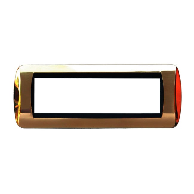PLACCA IN TECNOPOLIMERO KALOS 4 MODULI COLORE NERO LUCIDO PLACCA IN TECNOPOLIMERO KALOS 4 MODULI COLORE NERO LUCIDO
