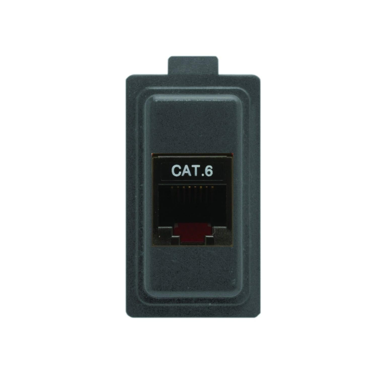 Presa multimedia RJ45 Click-Laser FEB, colore nero | Leroy Merlin