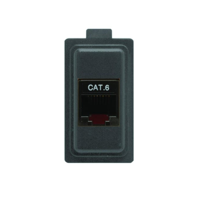 Click Mode Rj45 Presa multimedia RJ45 Click-Laser FEB, colore nero | Leroy Merlin