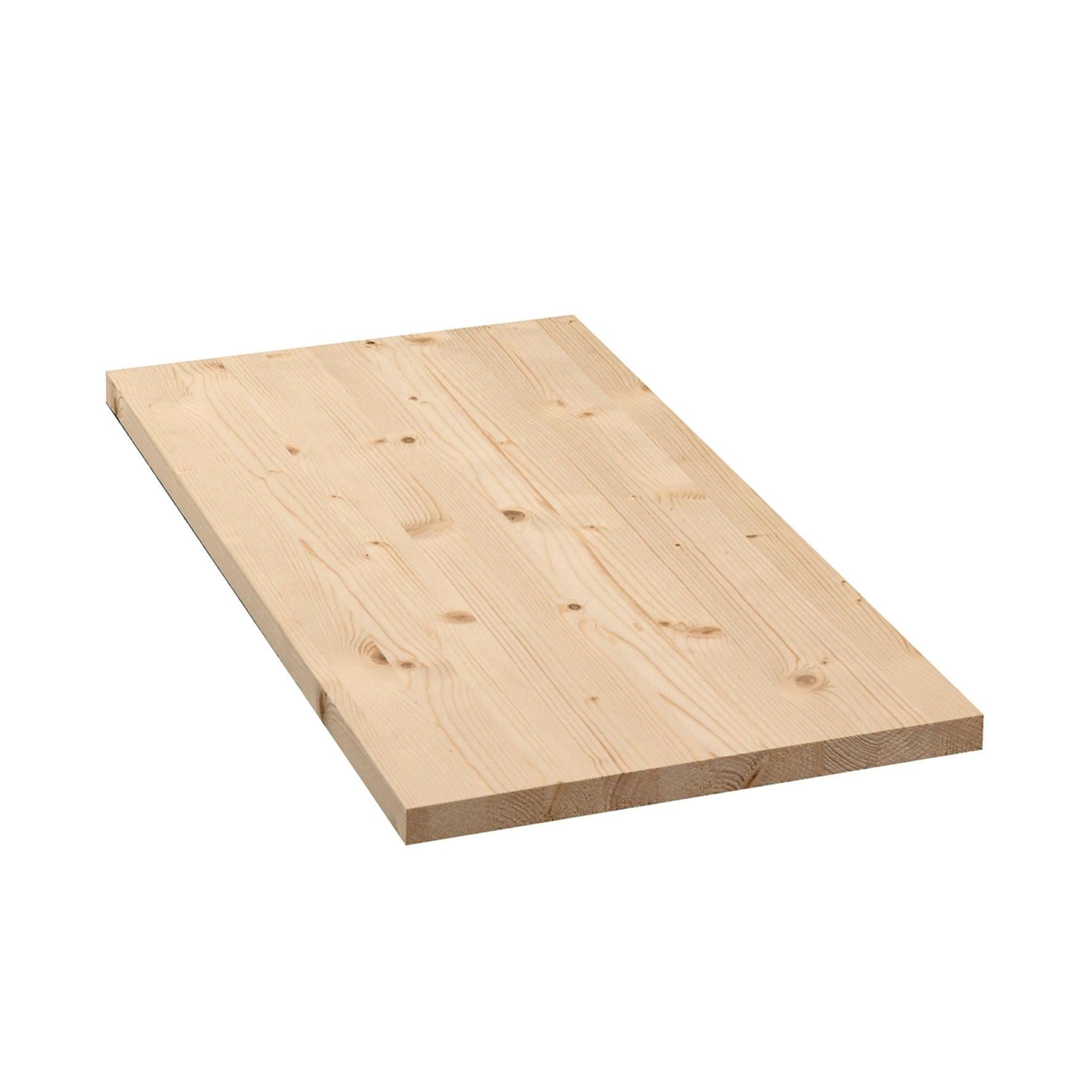 Pannello In Abete Lamellare 40 Mm – 50 X 200 Cm, Per Mobili, Scale, Rivestimenti E Progetti Fai-da-te