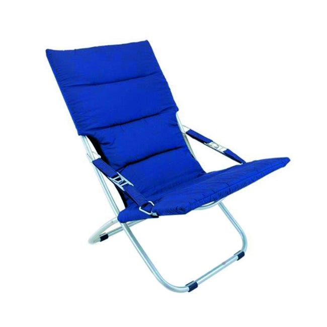 Set 2 Poltrone Sdraio Imbottite Per Esterno - Grigio Scuro, Schienale Regolabile, Lega Acciaio - Foto 10