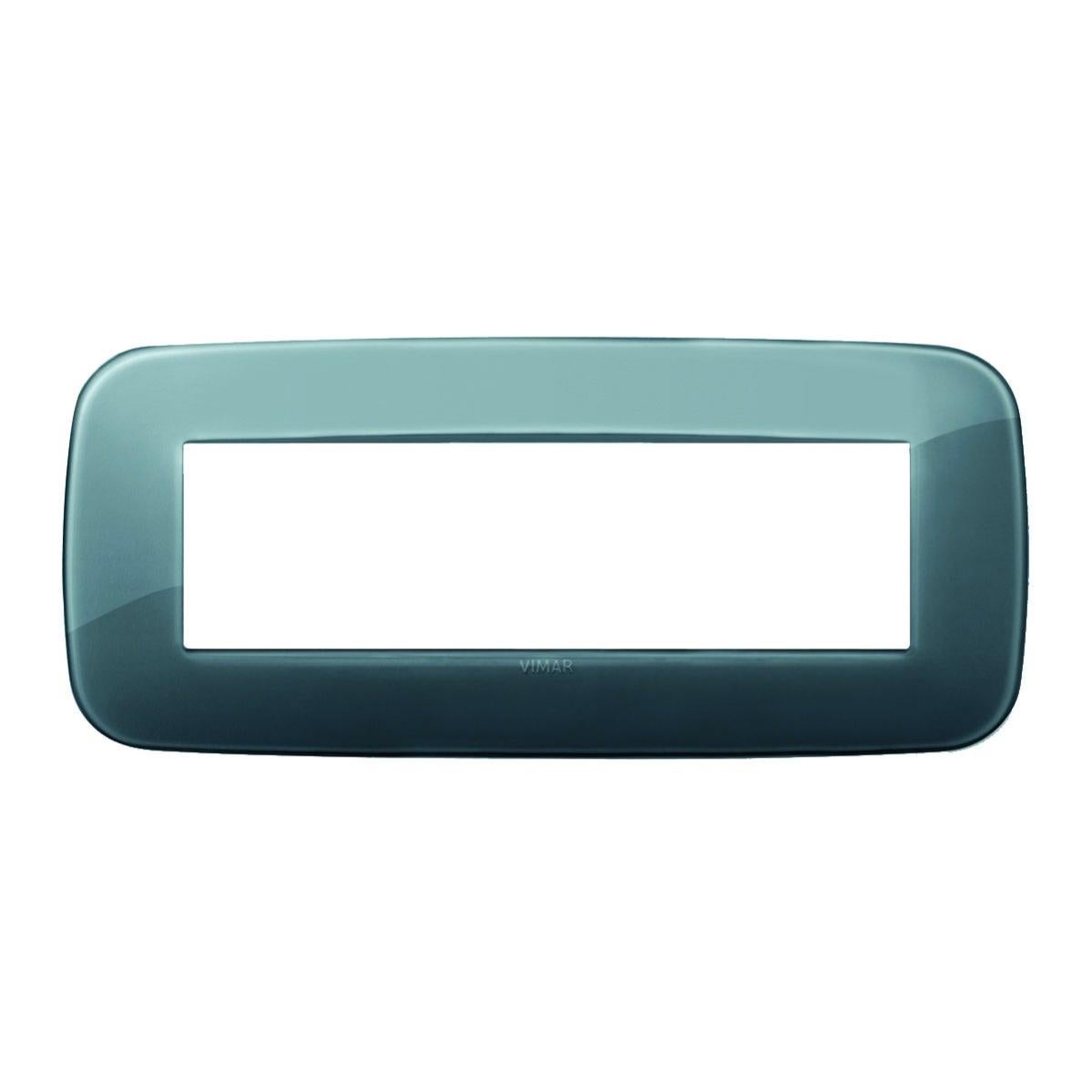 Vimar Plana Plate 7 Modules Technopolymer Colour Reflex Ruby