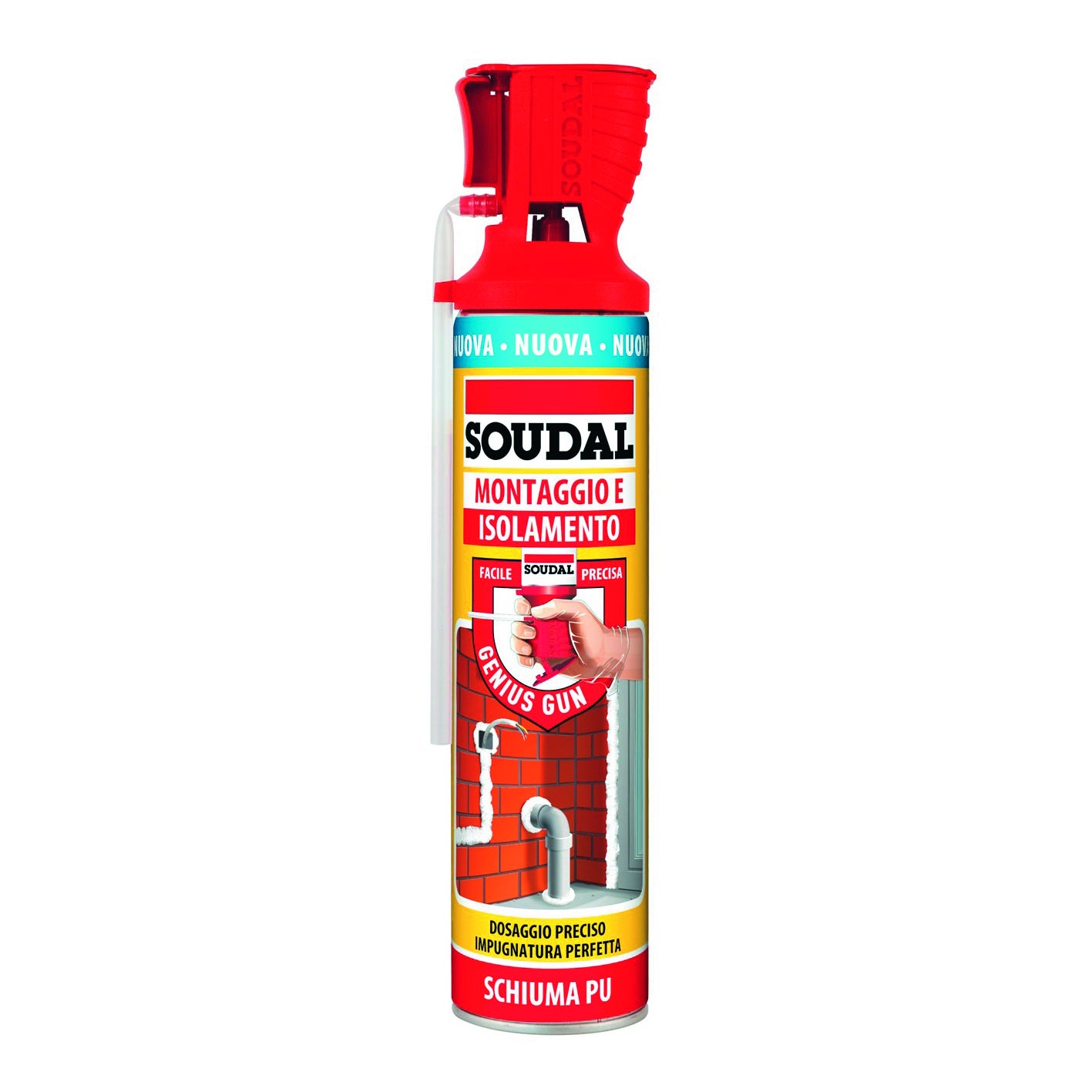 Schiuma espansa AXTON per pistola giallo 750 ml