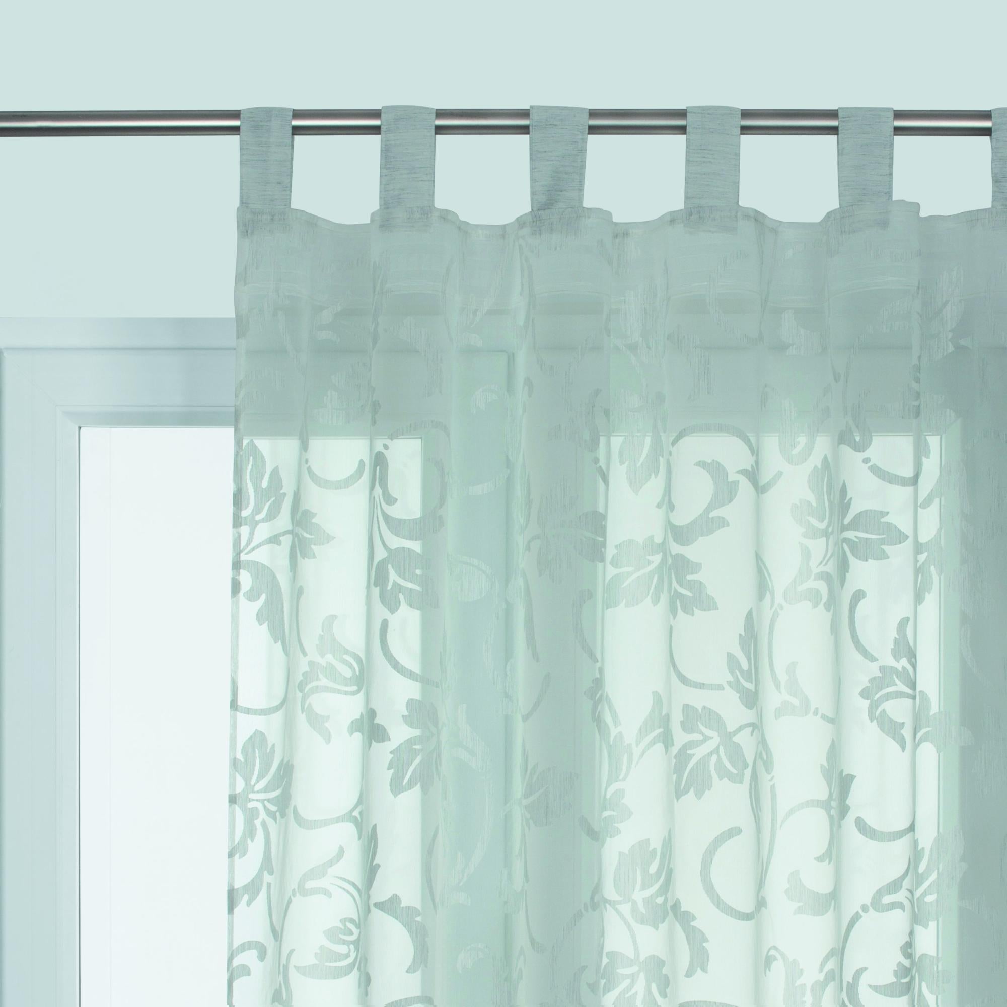 Tende In Voile Con Passanti 2 Pz Giallo 140x260 Cm | Leroy Merlin - Foto 2