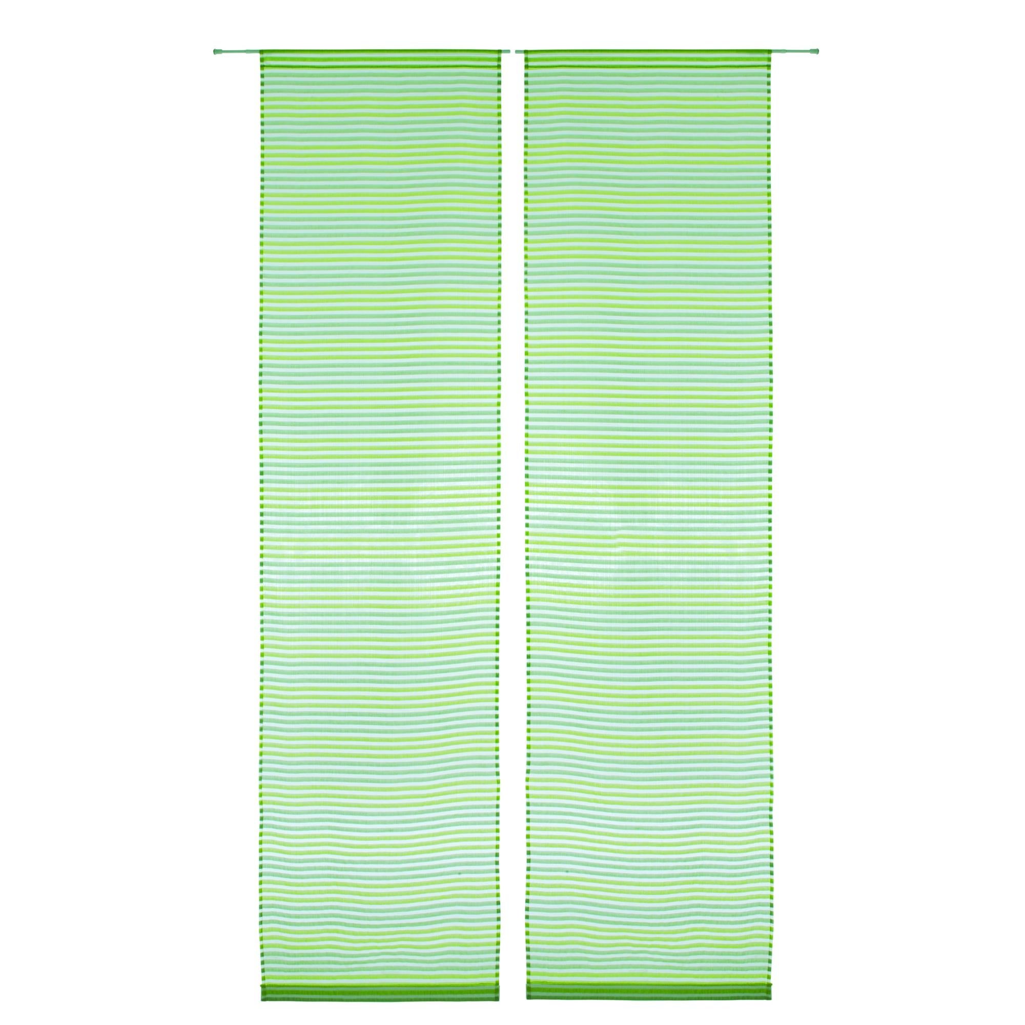 Tenda Filtrante Costarica Verde Fettuccia Con Passanti Nascosti 140x290 Cm 82288669