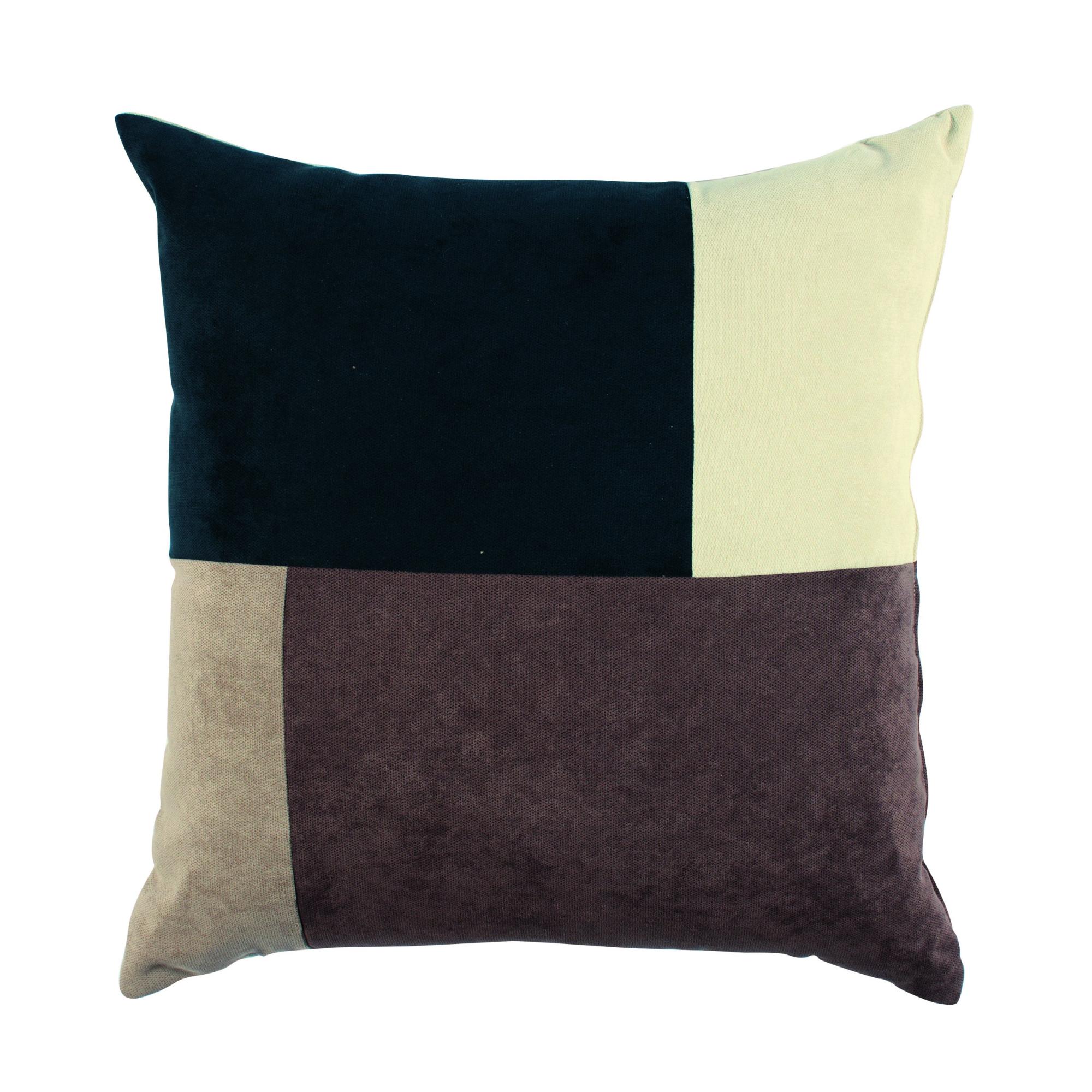 Fodera per cuscino patchwork con stampa a blocchi: arredamento boho in stile fattoria (18 x 18 pollici