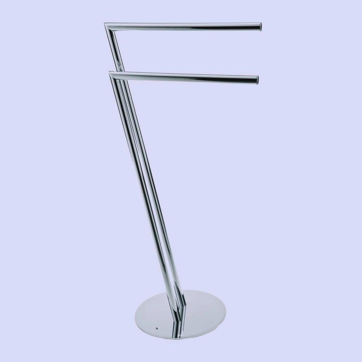 Porta Asciugamani Artex Gym In Acciaio Inox - Made In Italy 40x18x83cm - Foto 8