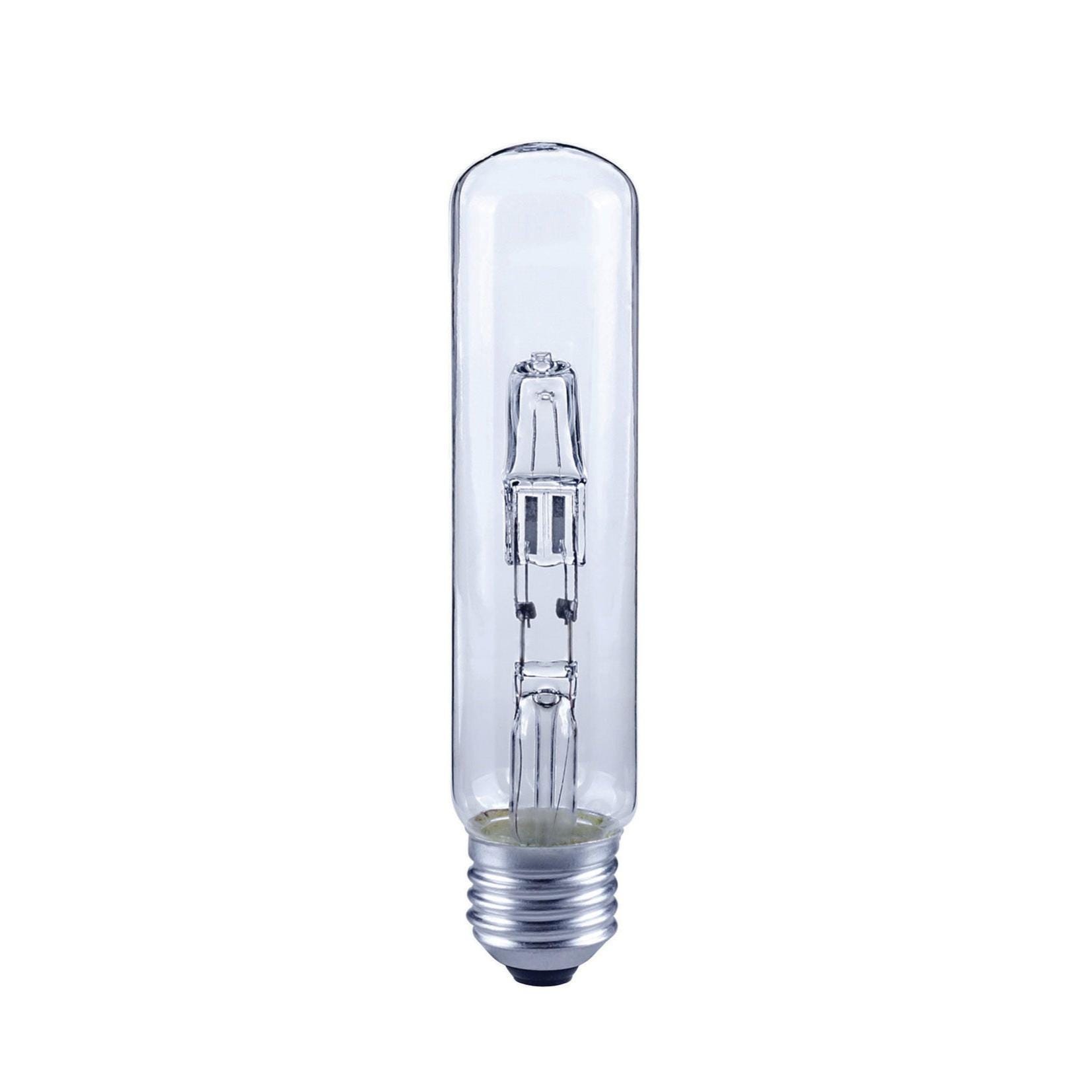 Lampadina Lampada alogena, E27, tubo, trasparente, luce calda, 57W=920LM  (equiv 75 W), 120° , LEXMAN