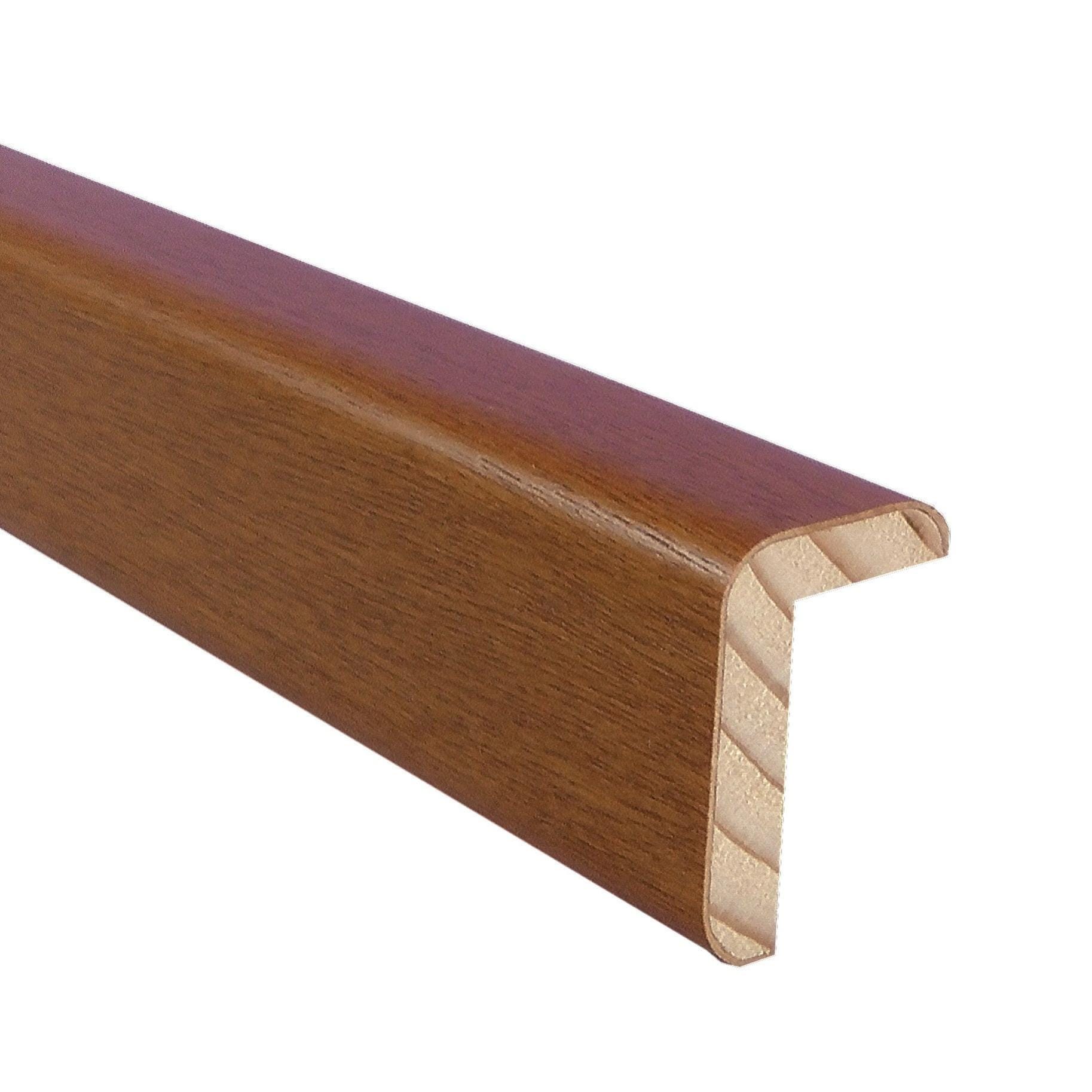 Angolare in legno colore noce tanganika 32x32 x L 2400 mm