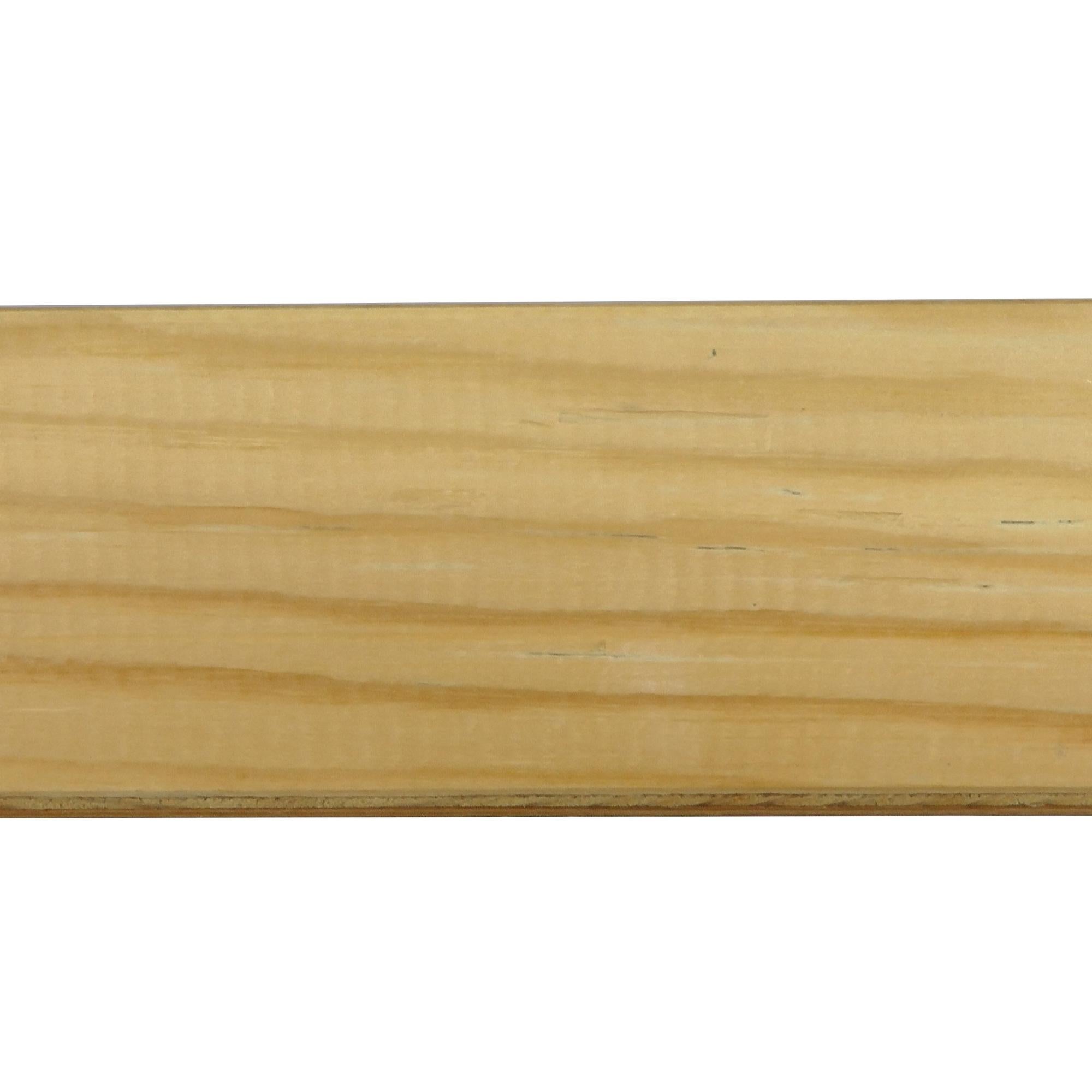 Battiscopa In Legno Preverniciato Bianco - Altezza 10 Cm, Lunghezza 2 Metri, Made In Francia