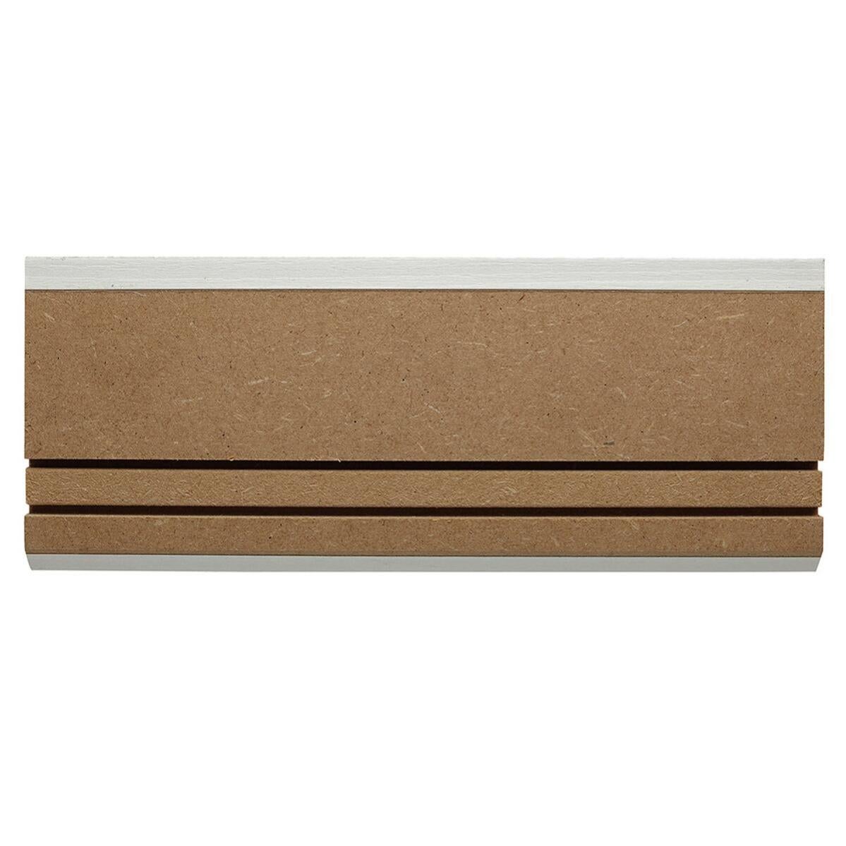 Battiscopa in mdf bianco spessore 10 x H 80 | Leroy Merlin