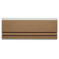 Battiscopa in mdf bianco spessore 10 x H 80 | Leroy Merlin