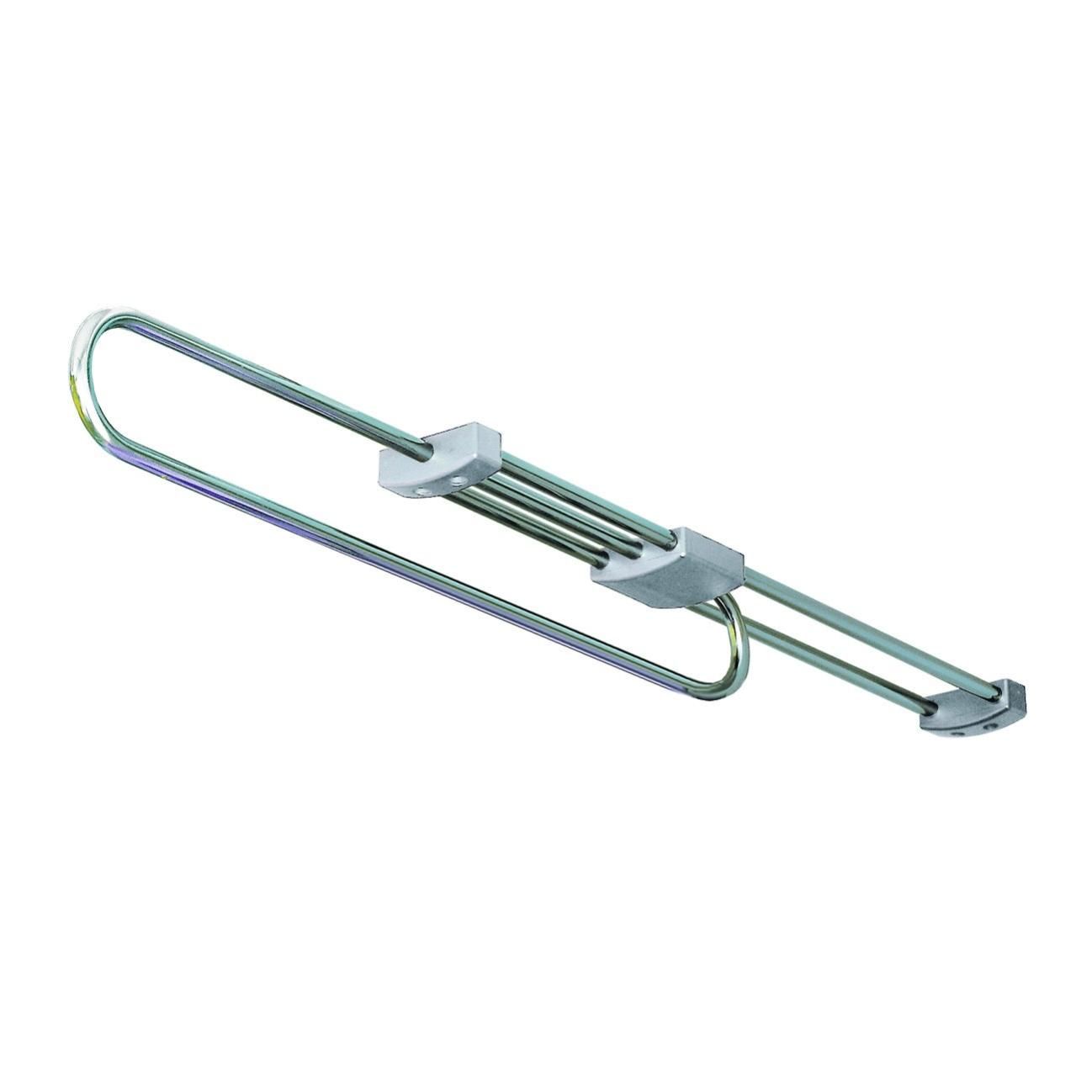 Barra Appendiabiti Estraibile Logo L 5 X P 35 X H 7 Cm Bianco | Leroy - Foto 6