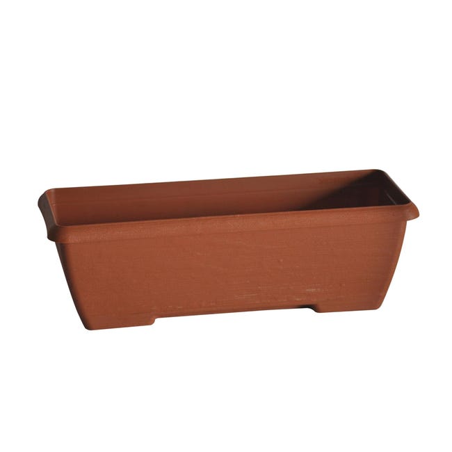 Fioriera Ceramica 10 Pezzi - Vasi Quadrati Con Sottovasi, Piattini Raccolta Acqua - Foto 2