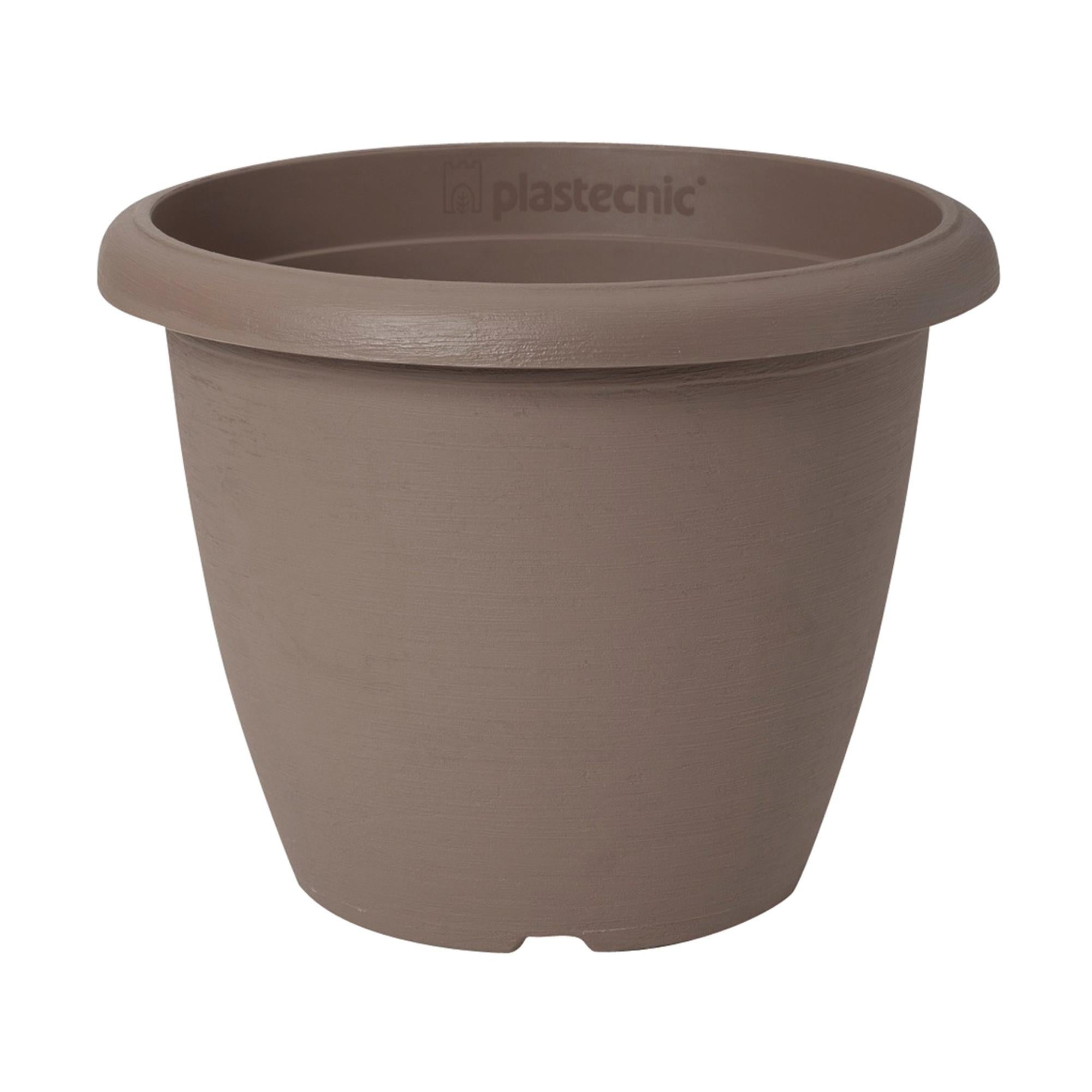 Vaso per piante e fiori Capri ARTEVASI in polipropilene antracite H 40