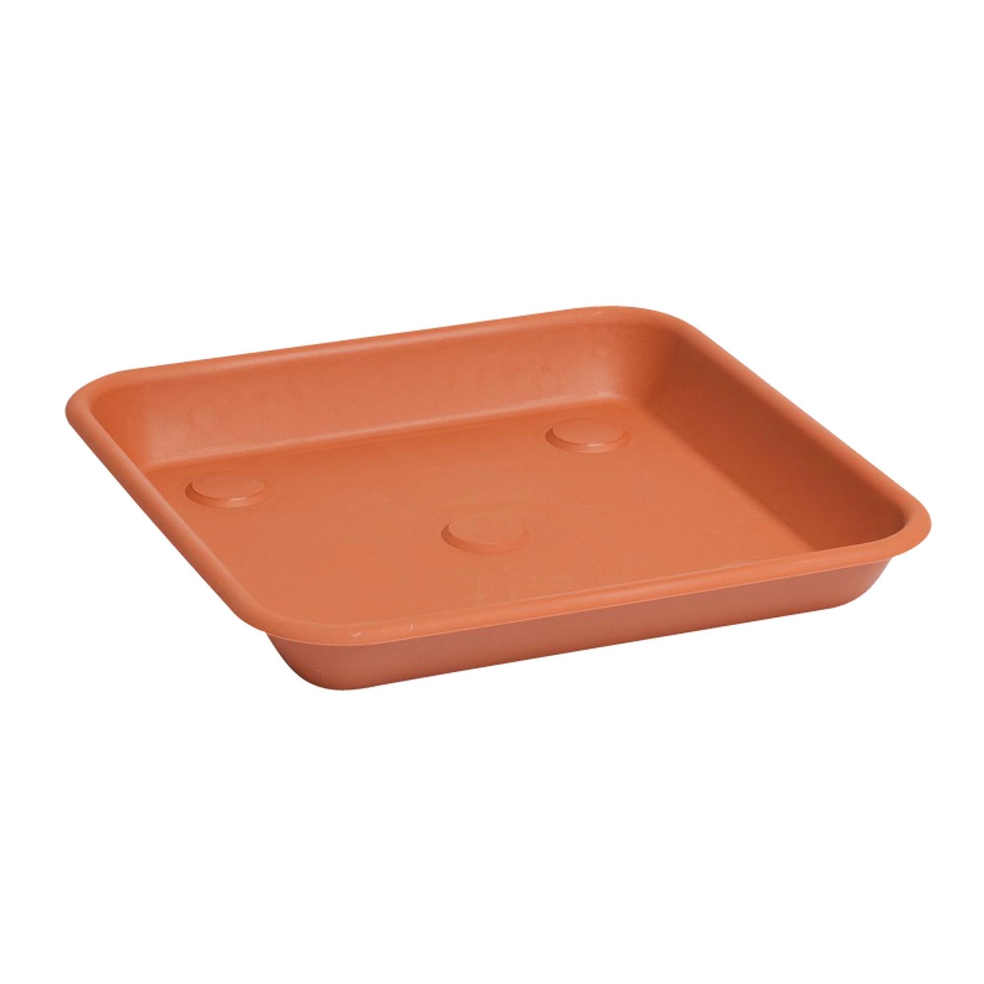KADAX Vaso Da Fiori In Plastica Con Sottovaso Integrato, Vaso Per Piante Per Decorazioni Floreali Moderne In Interni 25 Cm Bianco 82129239