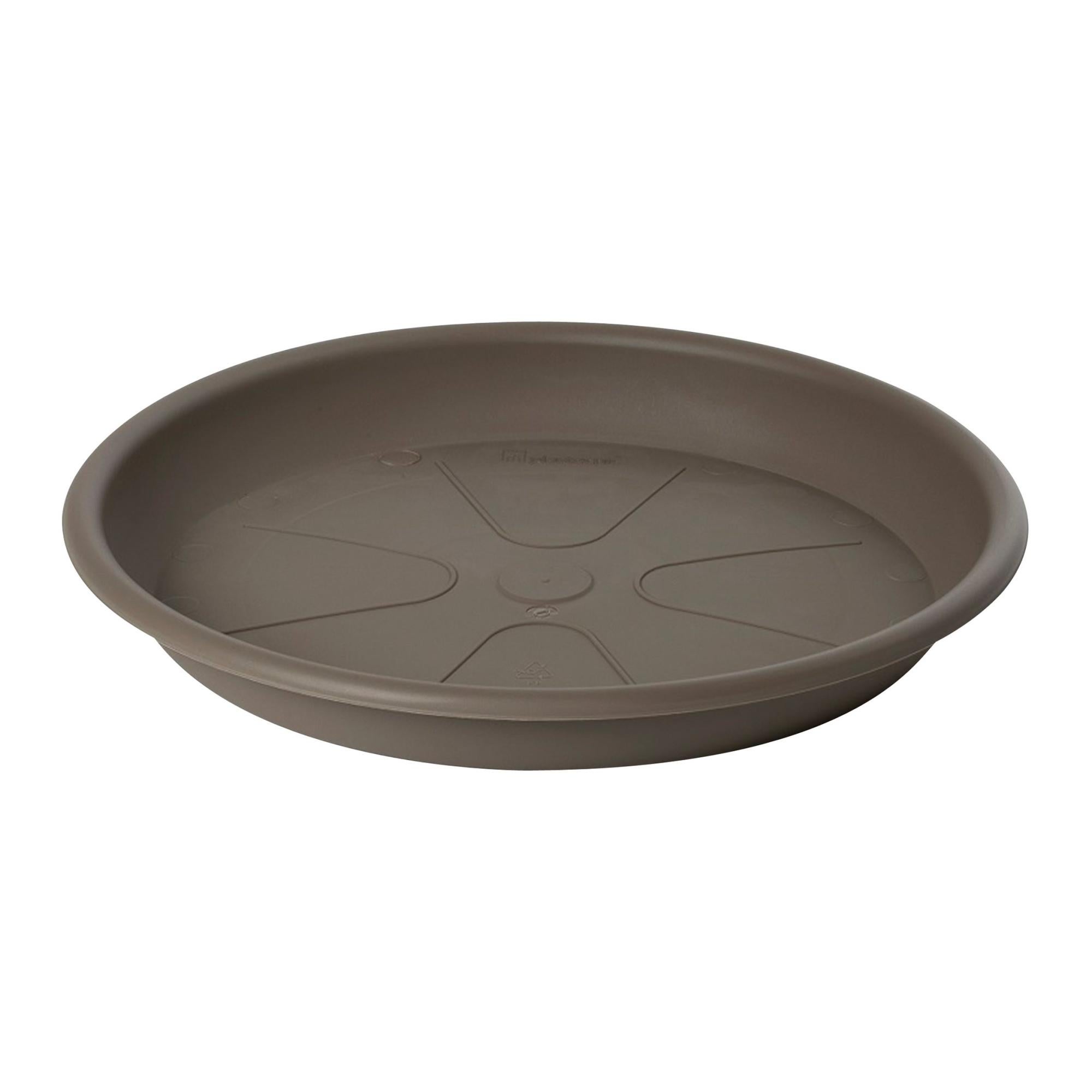 Vaso da fiori in plastica con sottovaso Vaso da fiori in plastica con sottovaso
