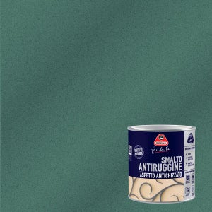 Vernice da esterno antiruggine per ferro LUXENS grigio alluminio, anticato,  0.25 L