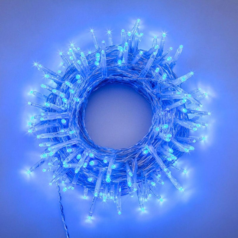 Catena luminosa 180 lampadine LED blu 17.1 m