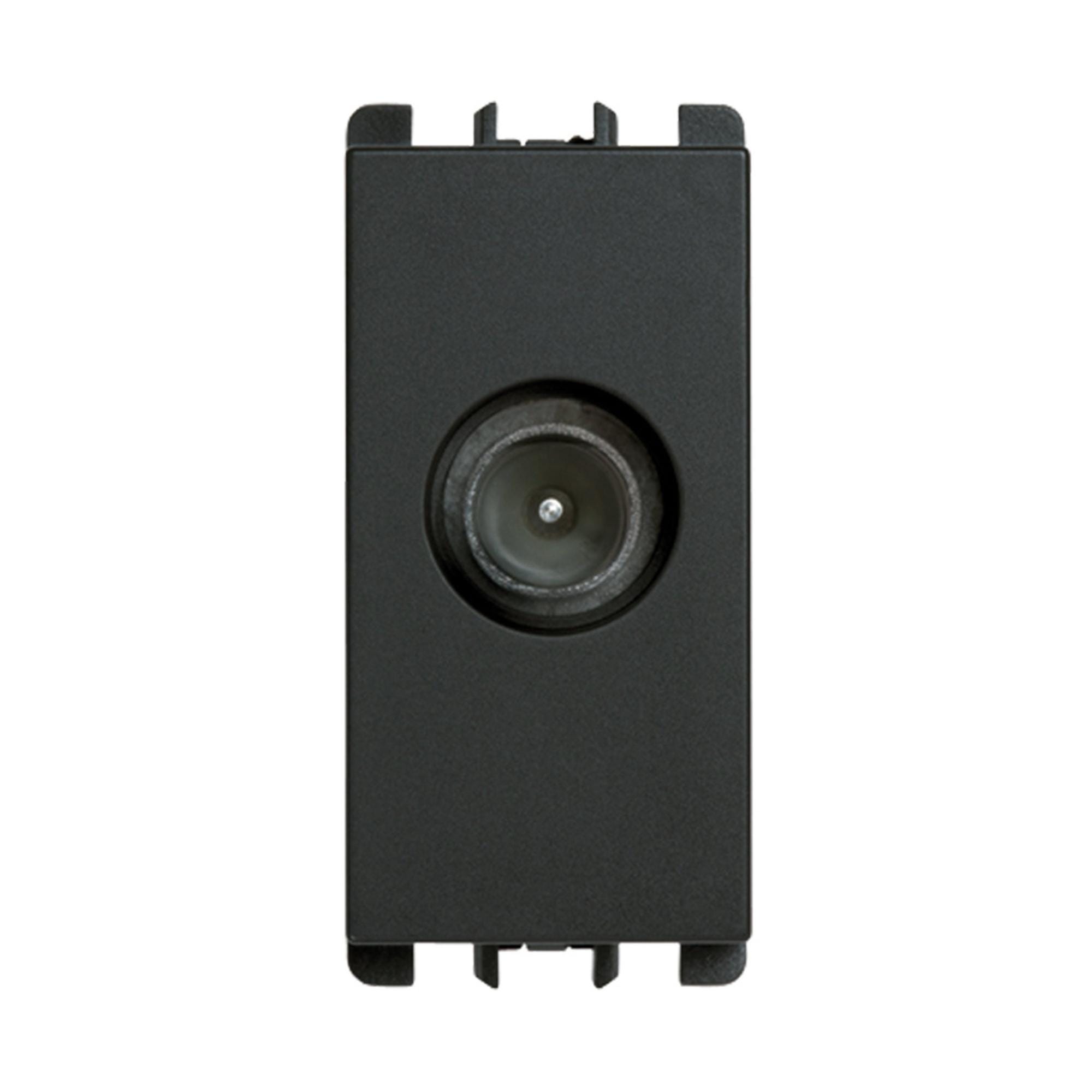 Presa multimedia TV coassiale Living light BTICINO, colore nero | Leroy Presa multimedia TV coassiale Living light BTICINO, colore nero | Leroy