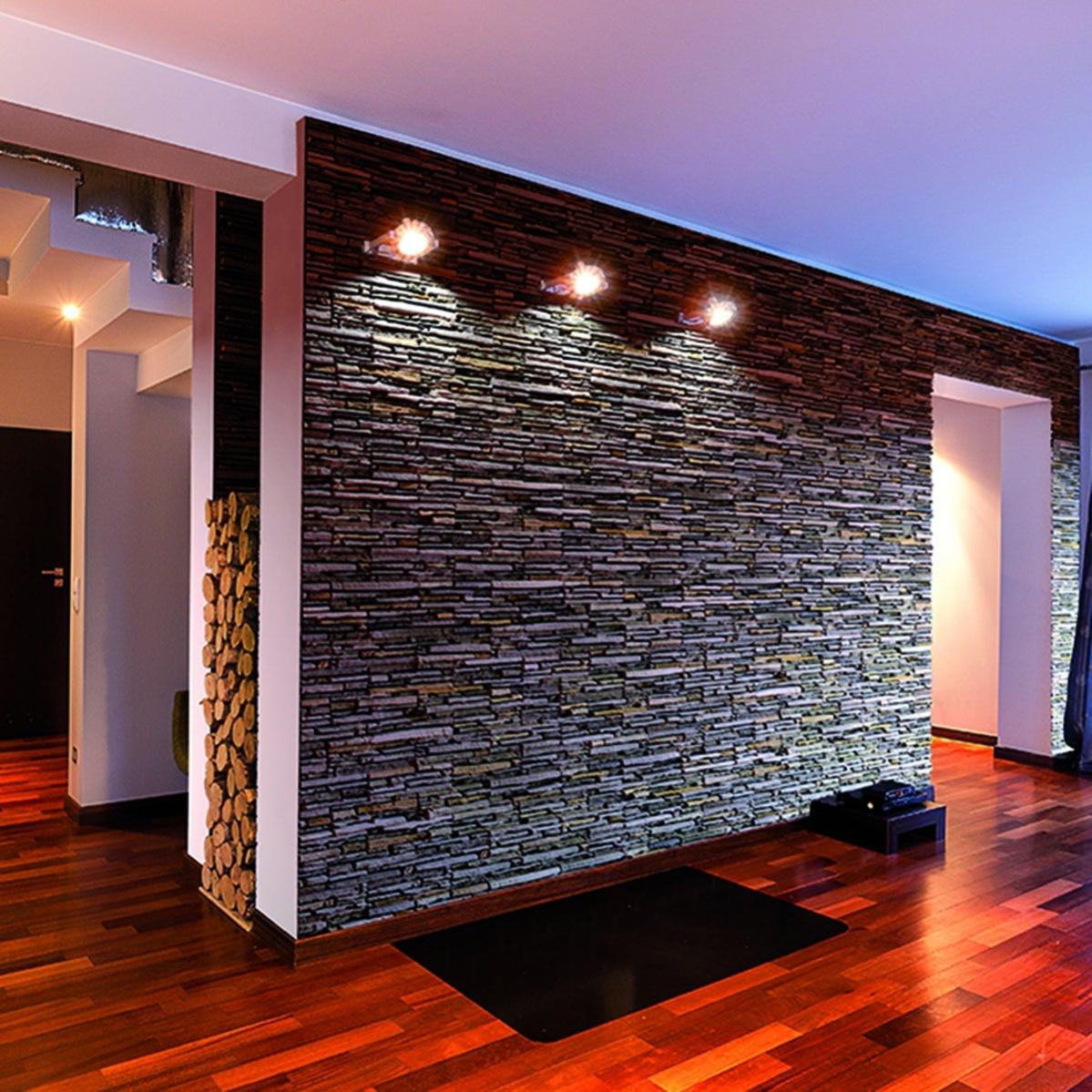 Rivestimento decorativo in gesso Oslo Grey Desert grigio e beige da ...