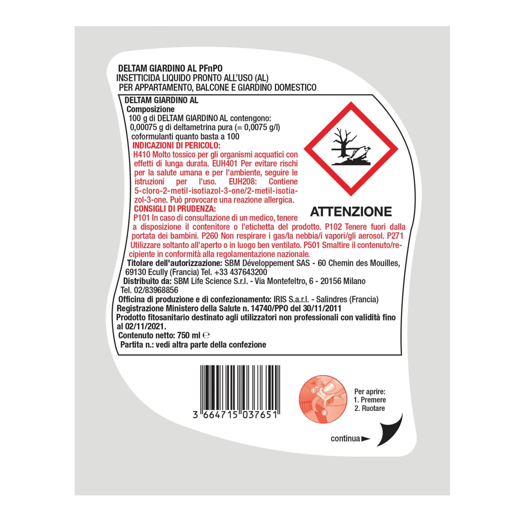 Insetticida PROTECT GARDEN 750 ml - 3