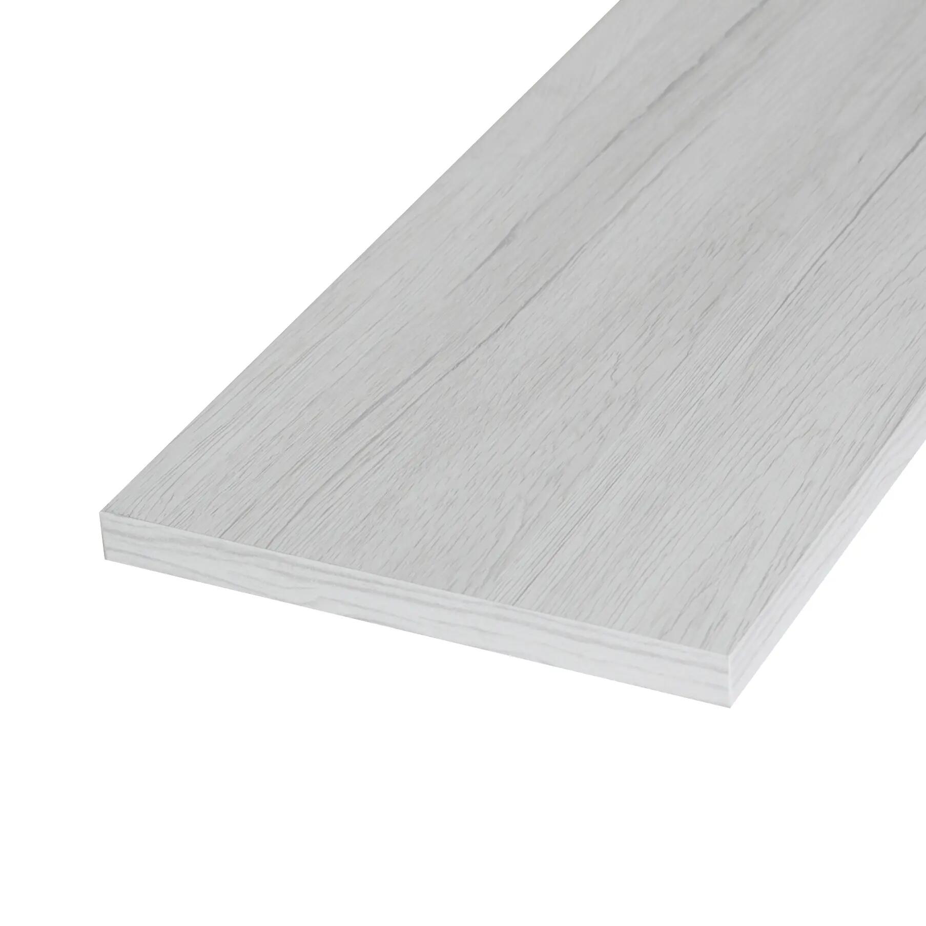 Ripiano pannello di truciolato ARTENS 60 x 20 cm Sp 18 mm rovere bianco