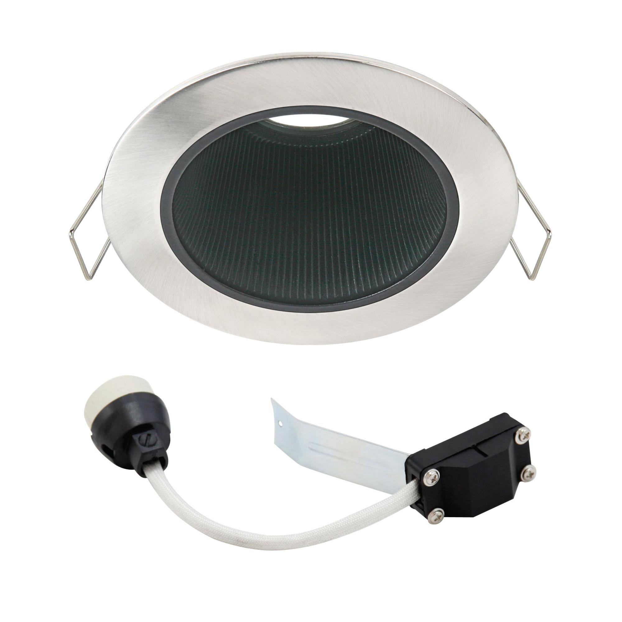 Portafaretto LED da Incasso Rotondo GU10 e GU5.3 (MR16) Colore Bianco Orientabile | Leroy Merlin
