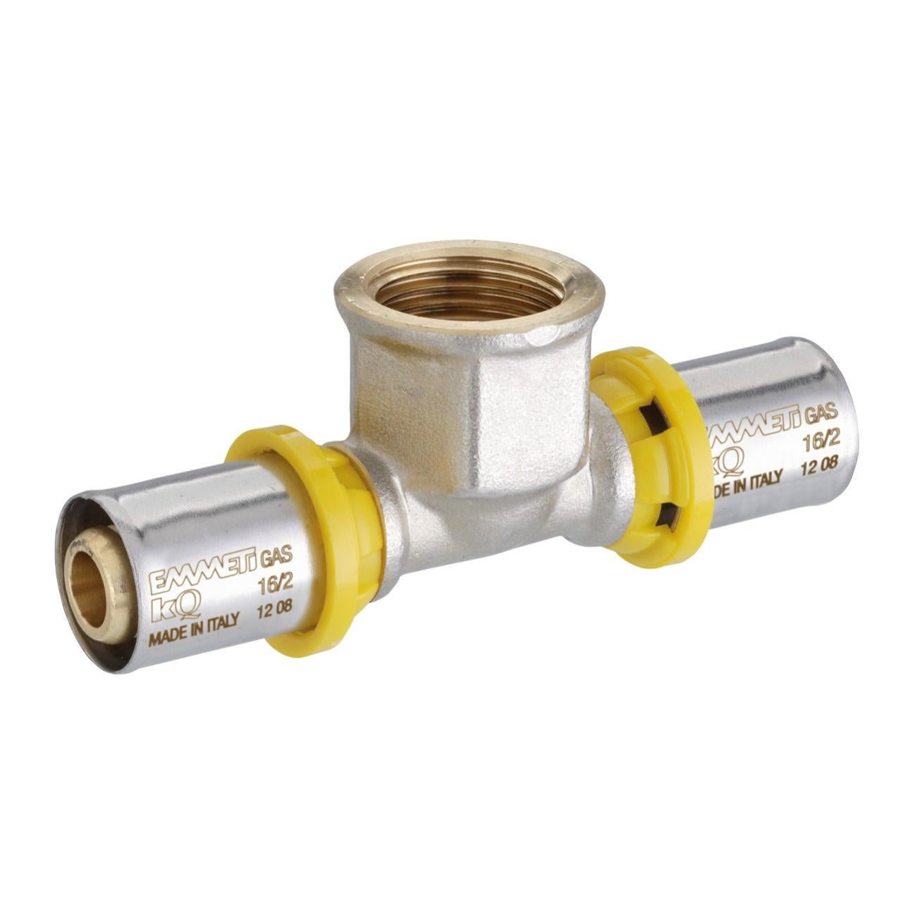 Raccordo a T a pressare 50 x 40 x 50 mm MULTITUBO