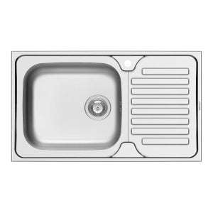 Lavello Cucina 1 Vasca 86x50 cm in Acrilico con Gocciolatoio Apell Pietra  Plus Alluminio – acquista su Giordano Shop