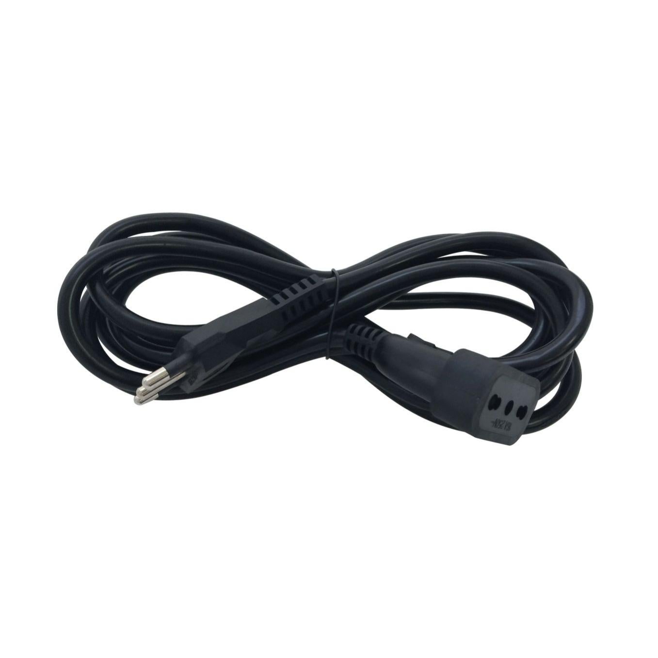 CHACON Prolunga Elettrica Con Cavo Tessile Nero, 1,5 Metri – Design Elegante Per Casa E Ufficio