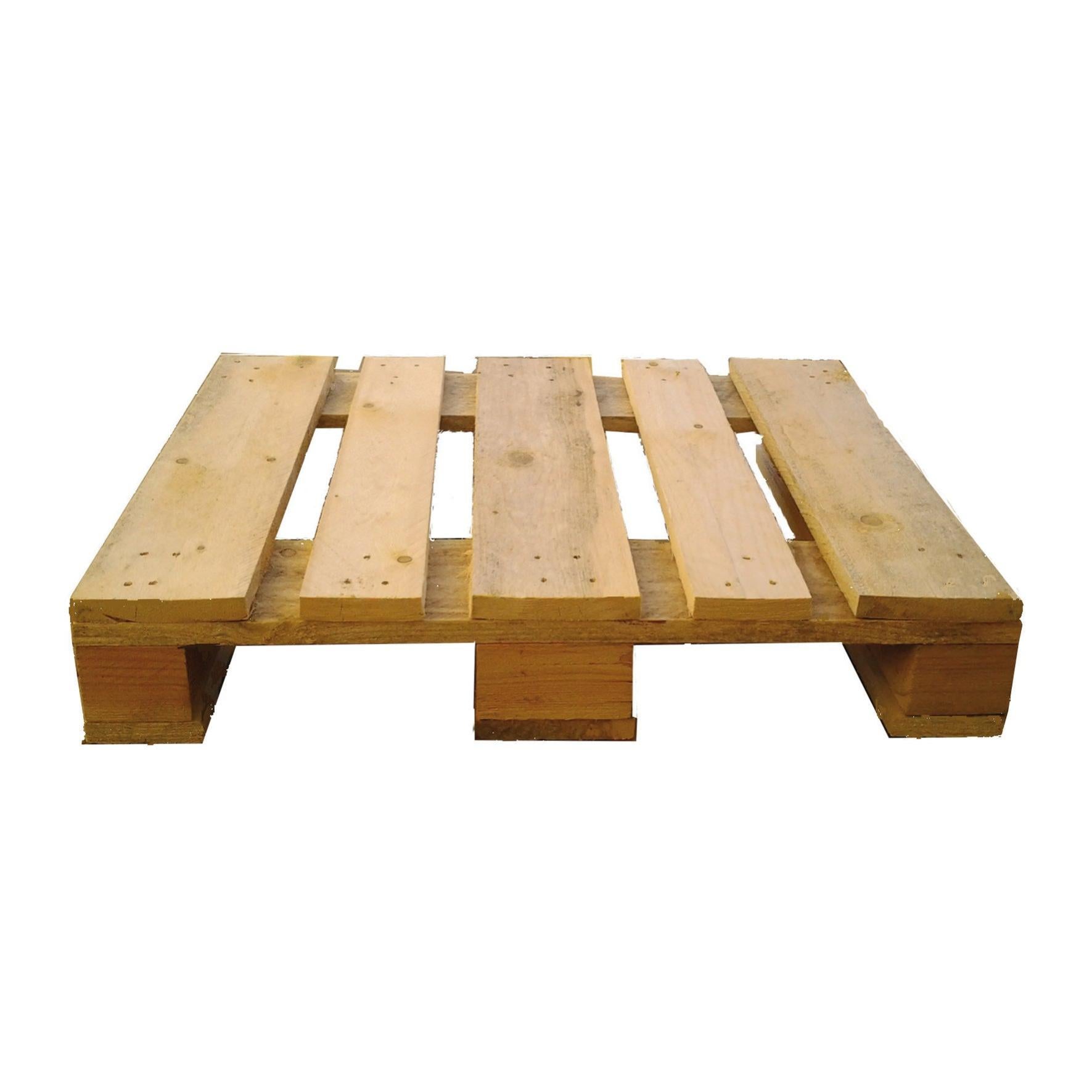 Pallet in legno grezzo 80 x 60 cm.