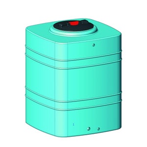 Serbatoio acqua verticale cilindrico passaporta da 500 a 1000 litri