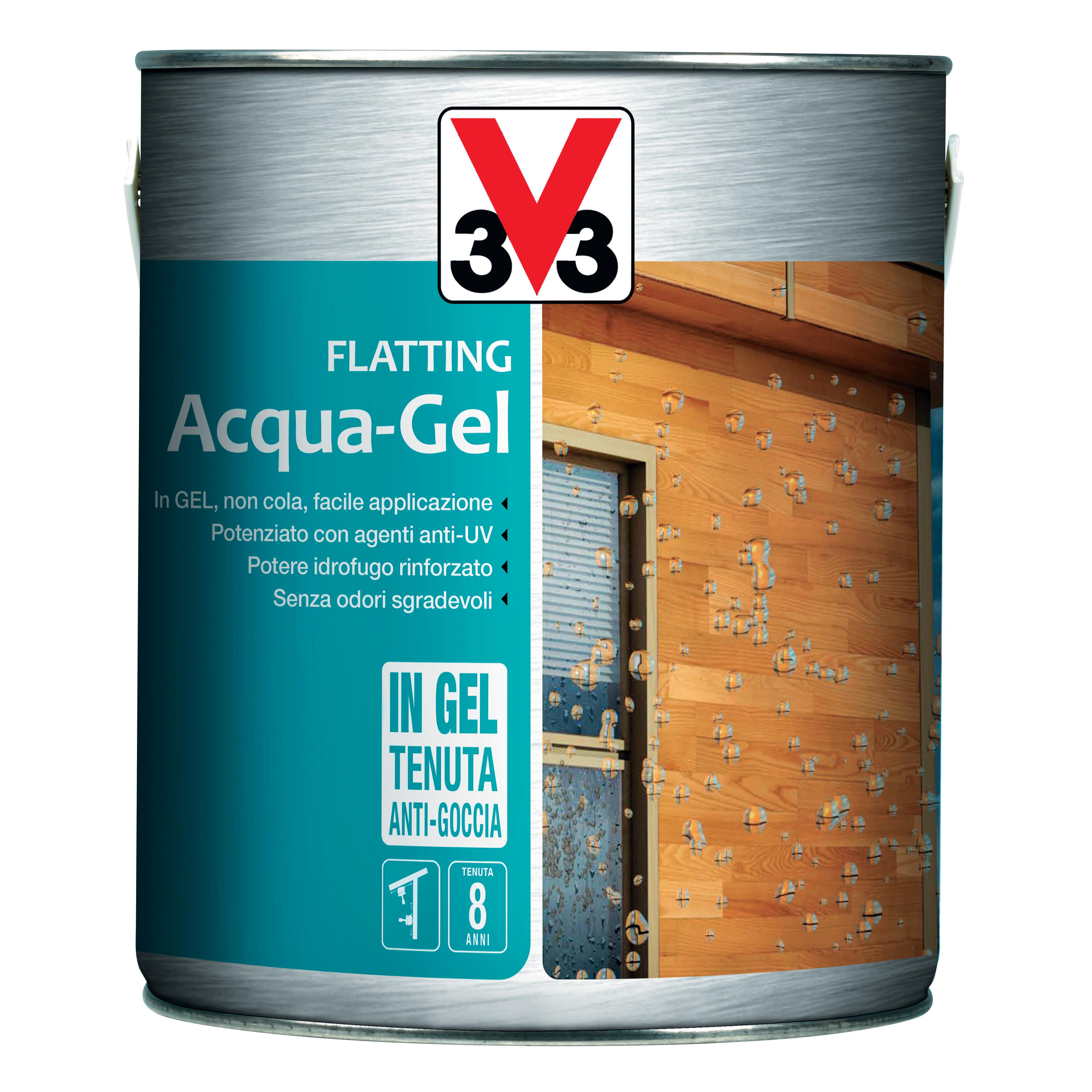 Vernice Per Legno Da Esterno Liquido V Acqua Gel L Noce Scuro