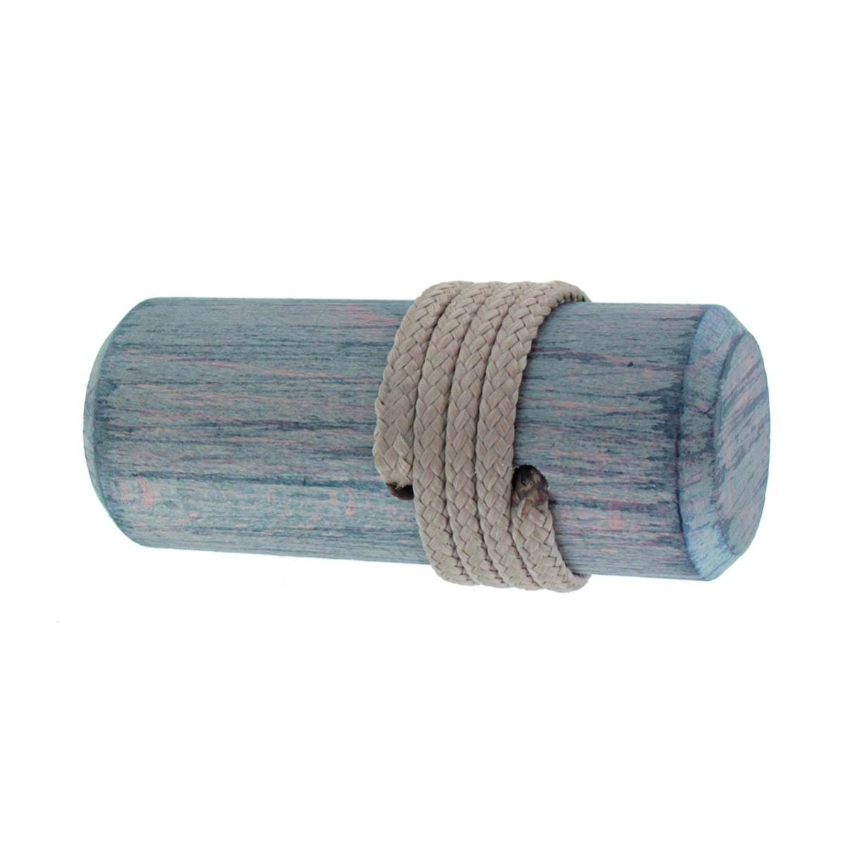 Finale per bastone Corda Sonoma cilindro in legno grigio Ø 28 mm, 1 pezzo